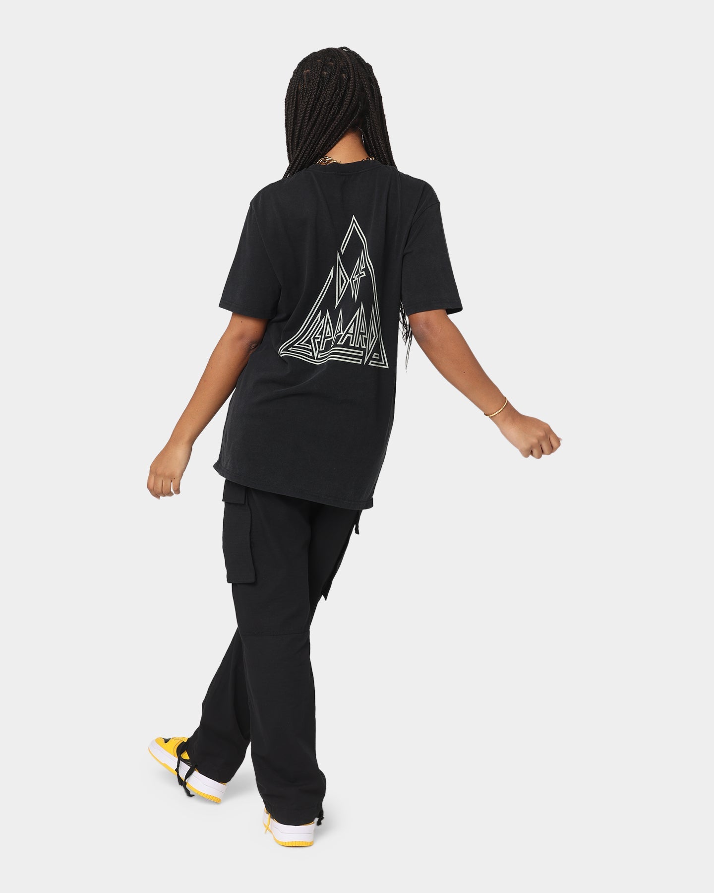 Def Leppard High N Dry T-Shirt Black Wash Style001