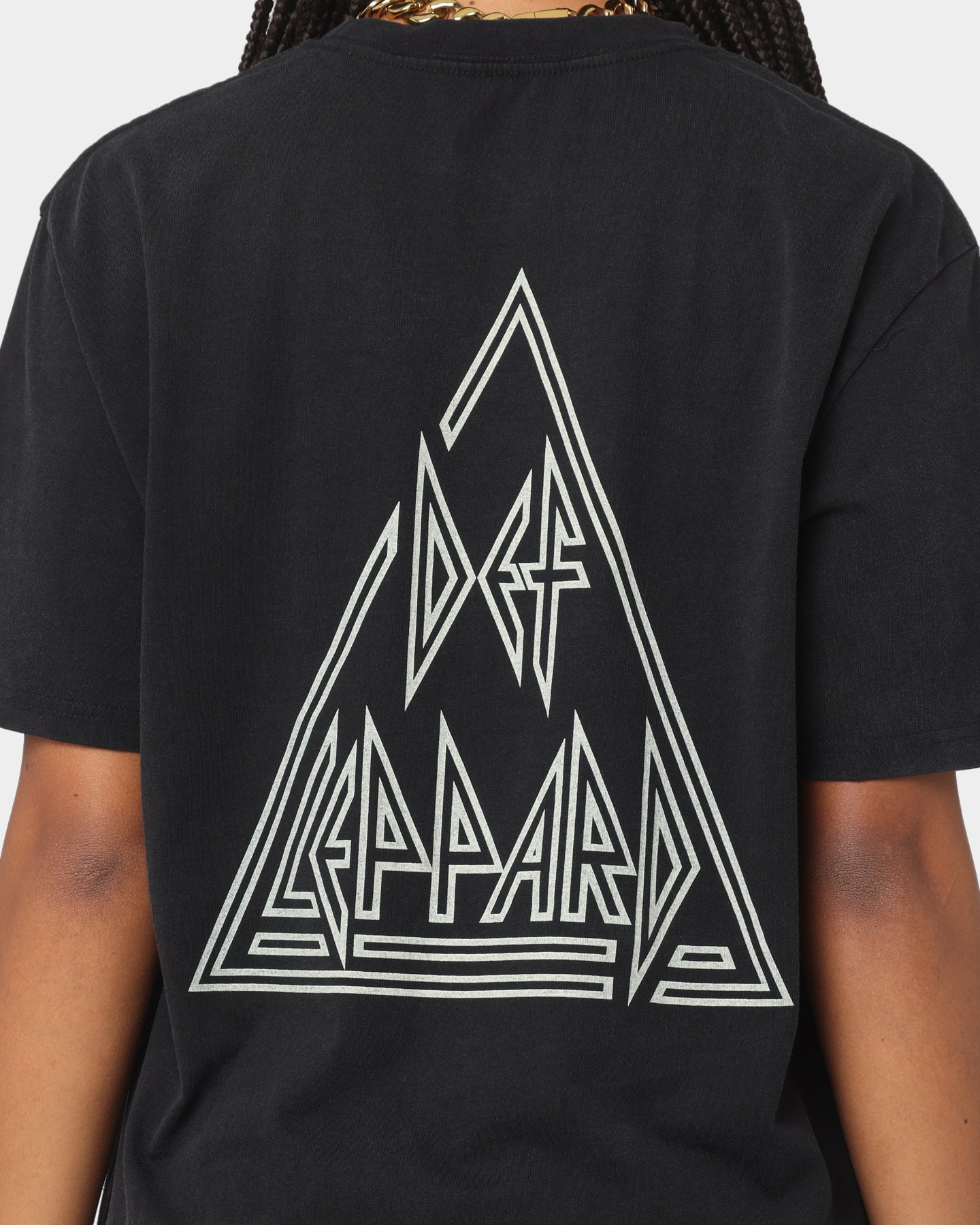 Def Leppard High N Dry T-Shirt Black Wash Style001