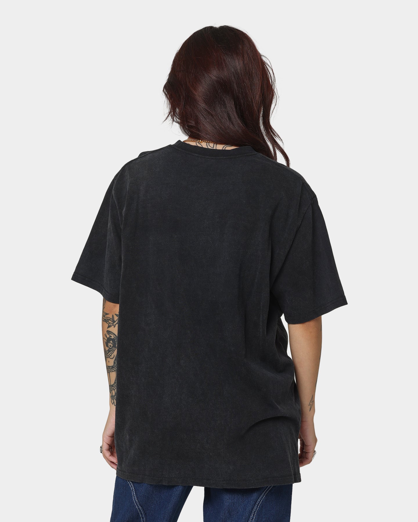 Kiss Lightning Bolt T-Shirt Black Wash Style001