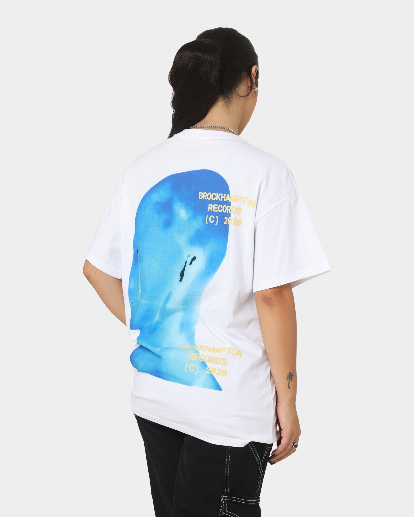 Brockhampton Alien T-Shirt White Style001