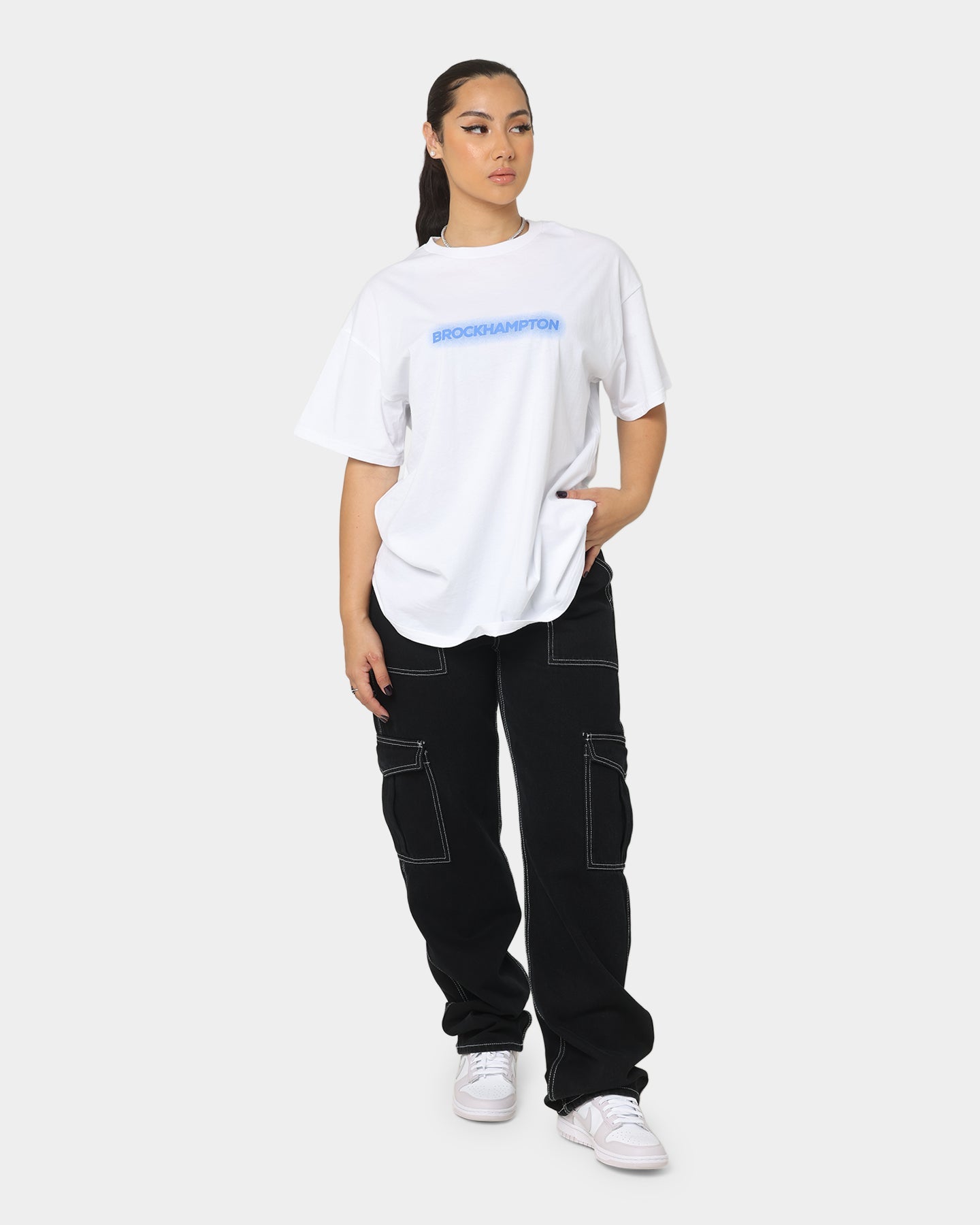 Brockhampton Alien T-Shirt White Style001