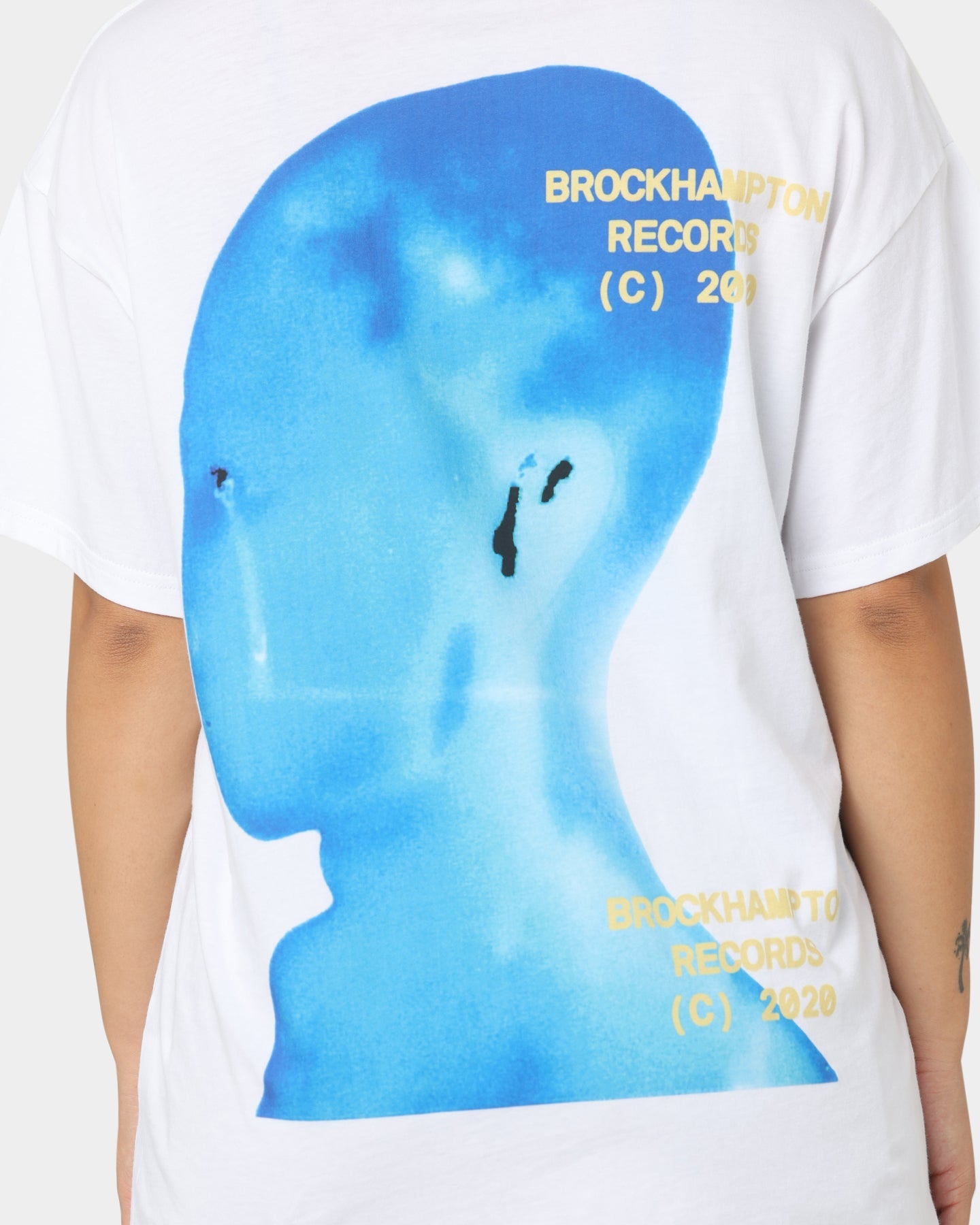 Brockhampton Alien T-Shirt White Style001