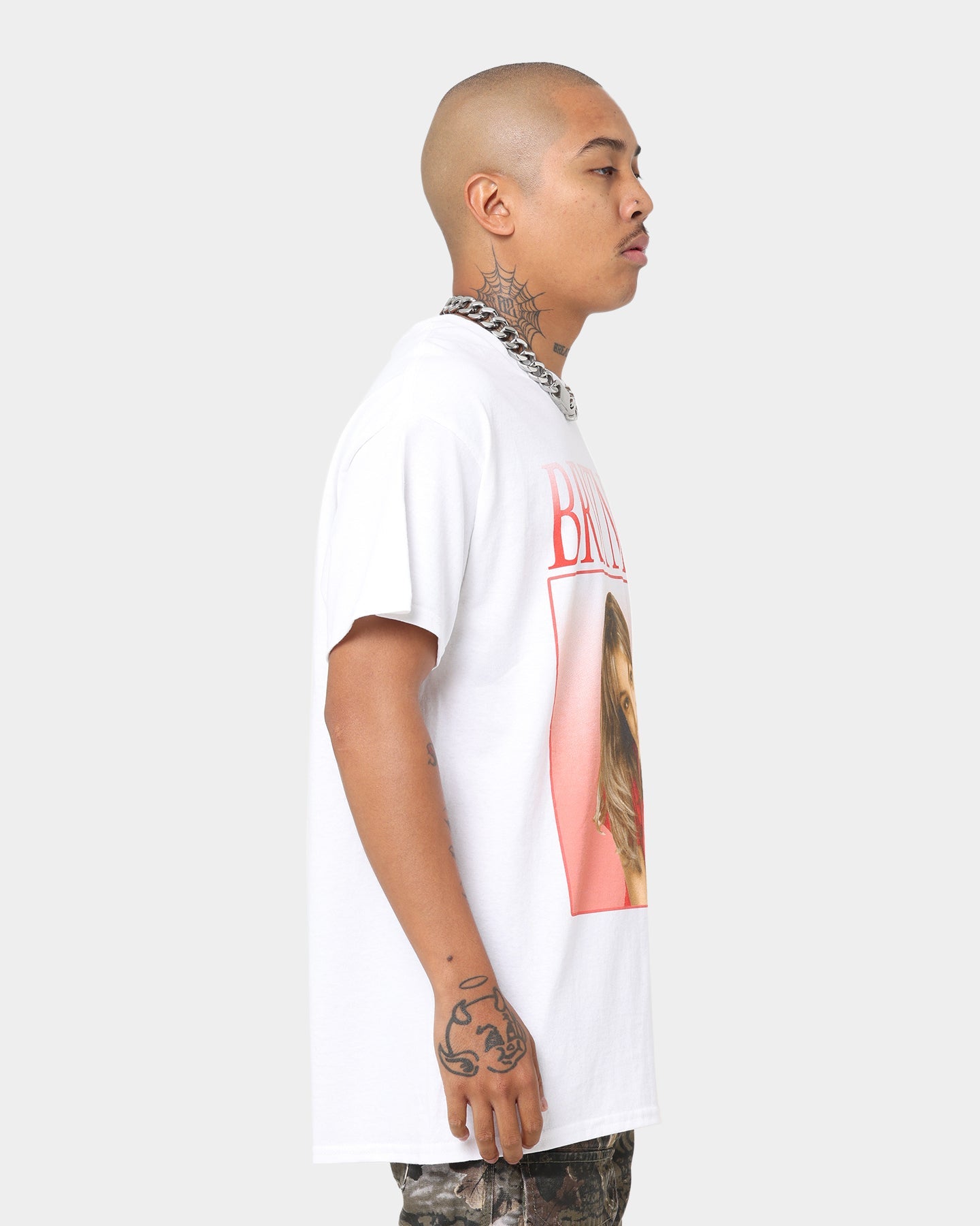 Britney Spears Britney Homage T-Shirt White