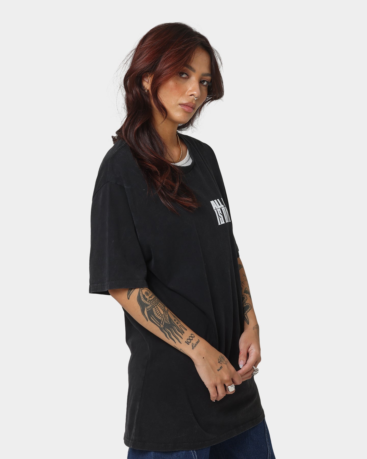 Nas Stillmatic 2001 T-Shirt Washed Black Style001