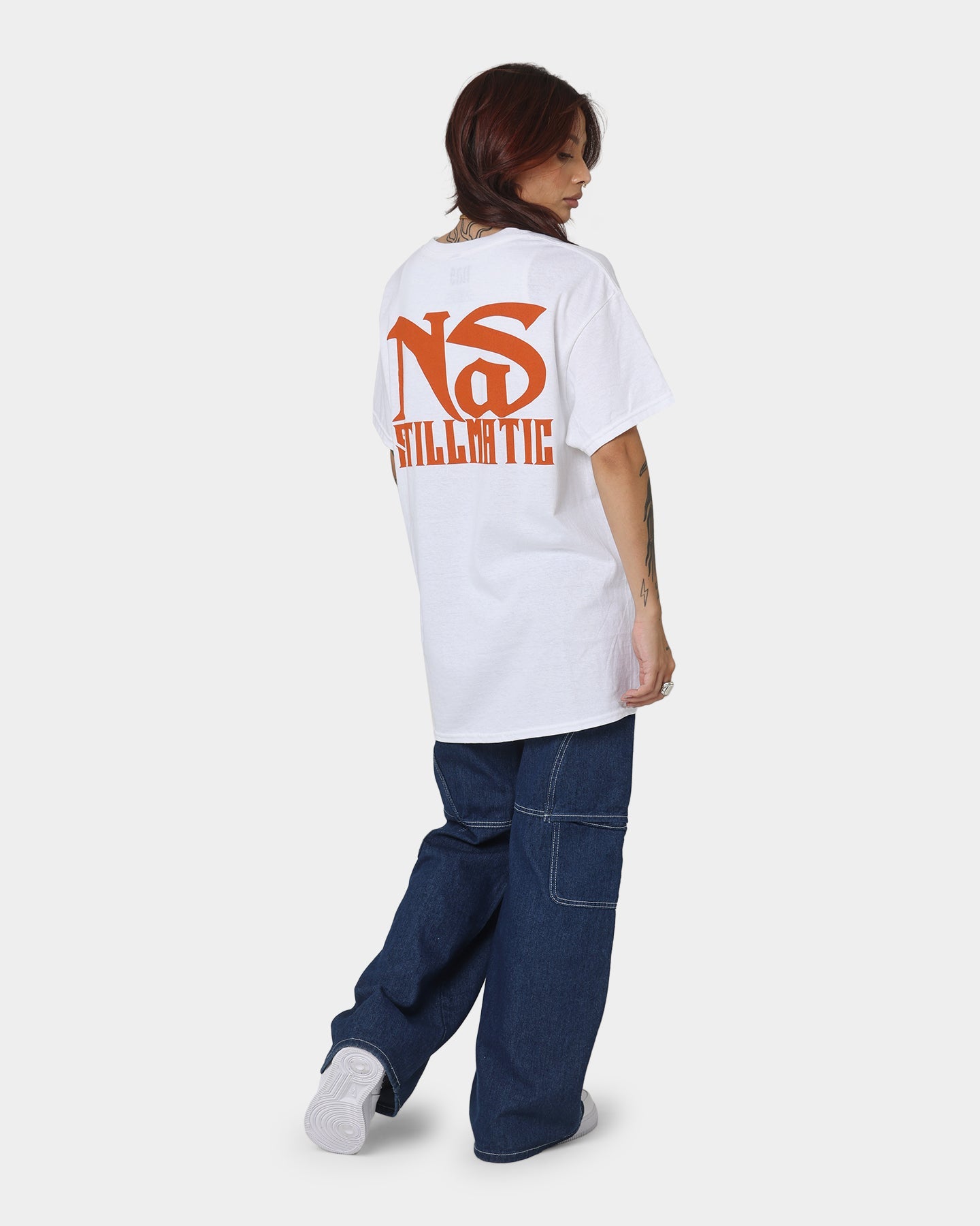 Nas Stillmatic T-Shirt White Style001