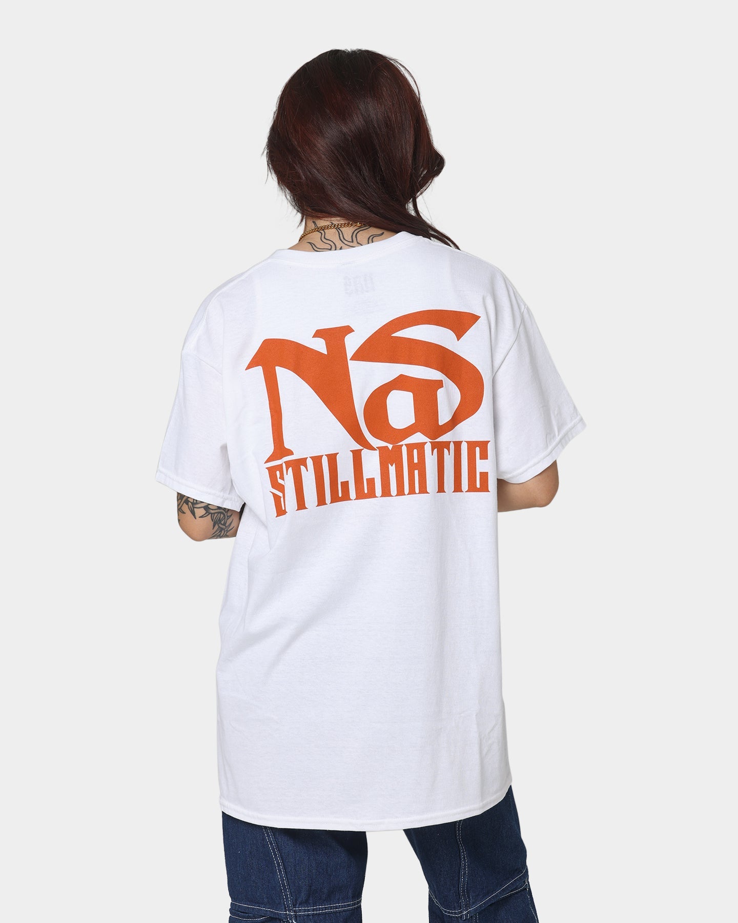 Nas Stillmatic T-Shirt White Style001