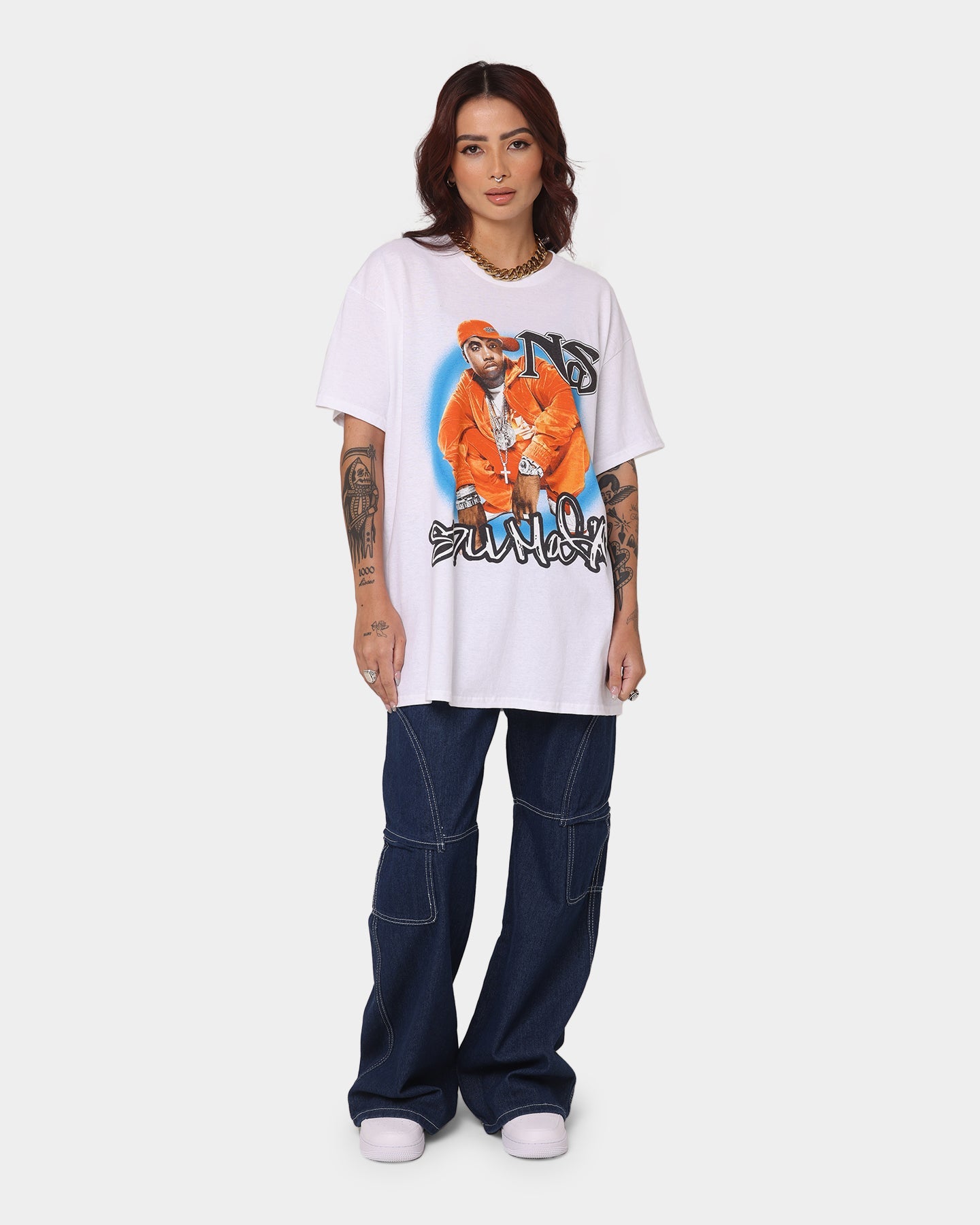 Nas Stillmatic Retro T-Shirt Black Style001