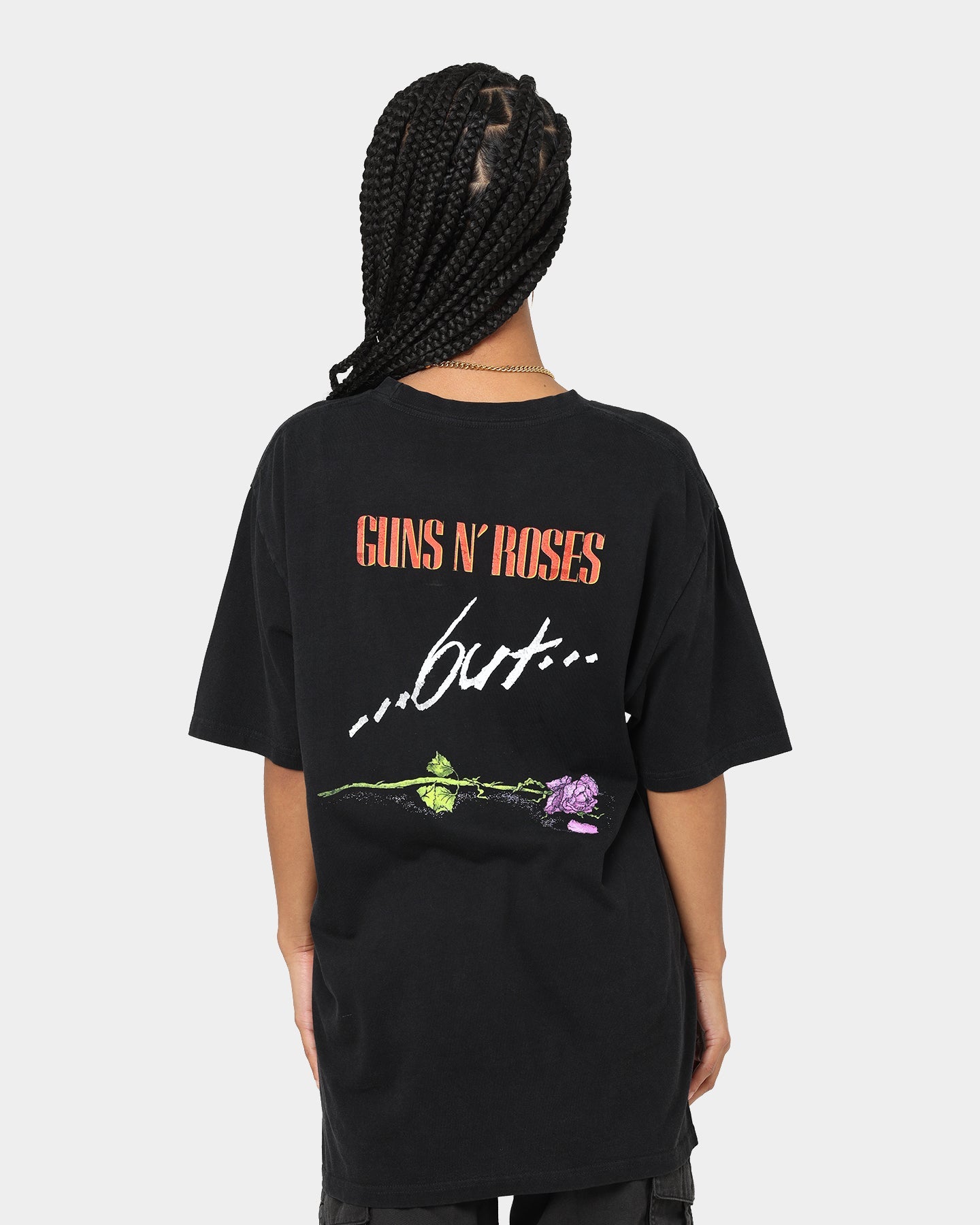 Guns N Roses She Used To Love Me T-Shirt Washed Black Style001