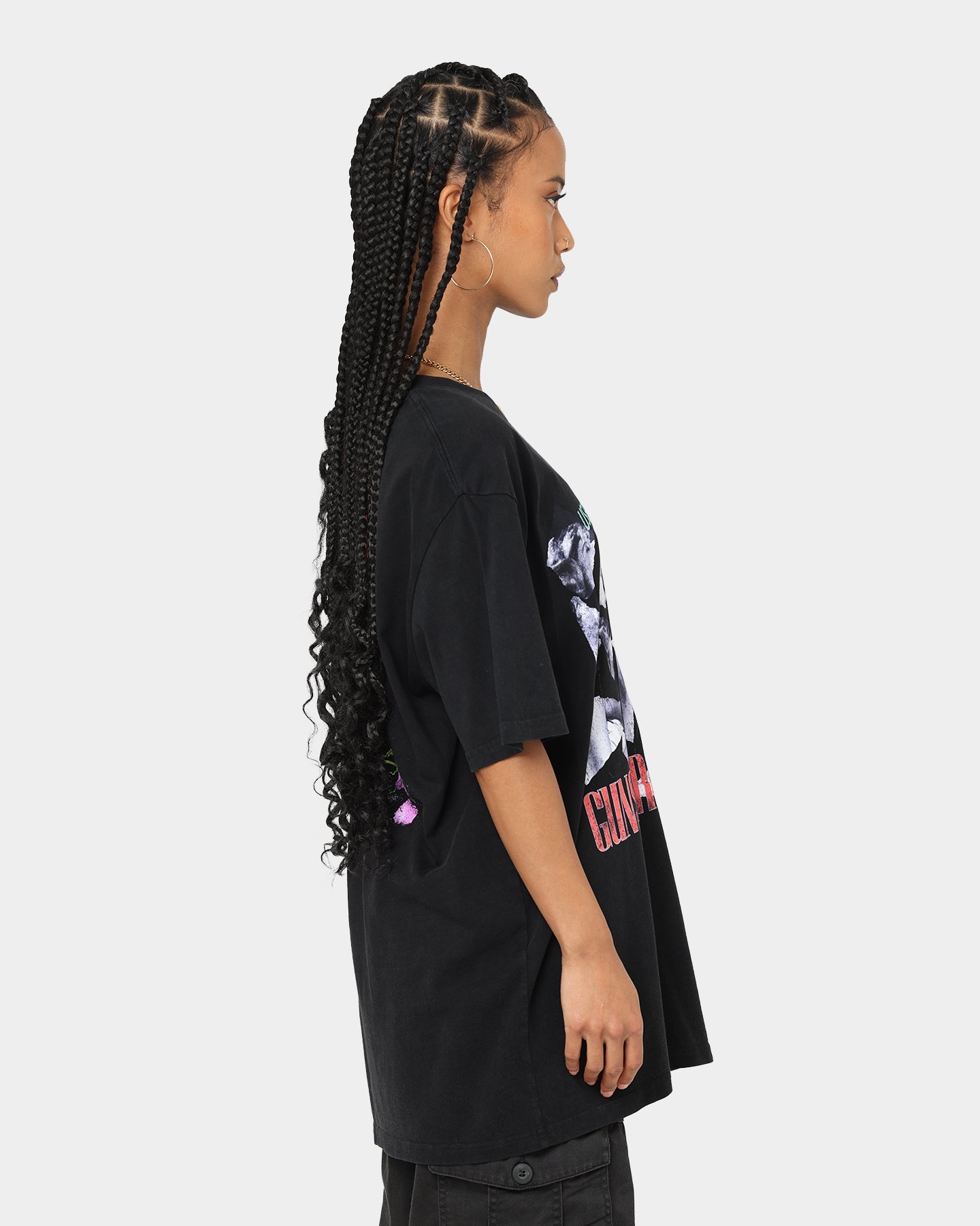 Guns N Roses She Used To Love Me T-Shirt Washed Black Style001