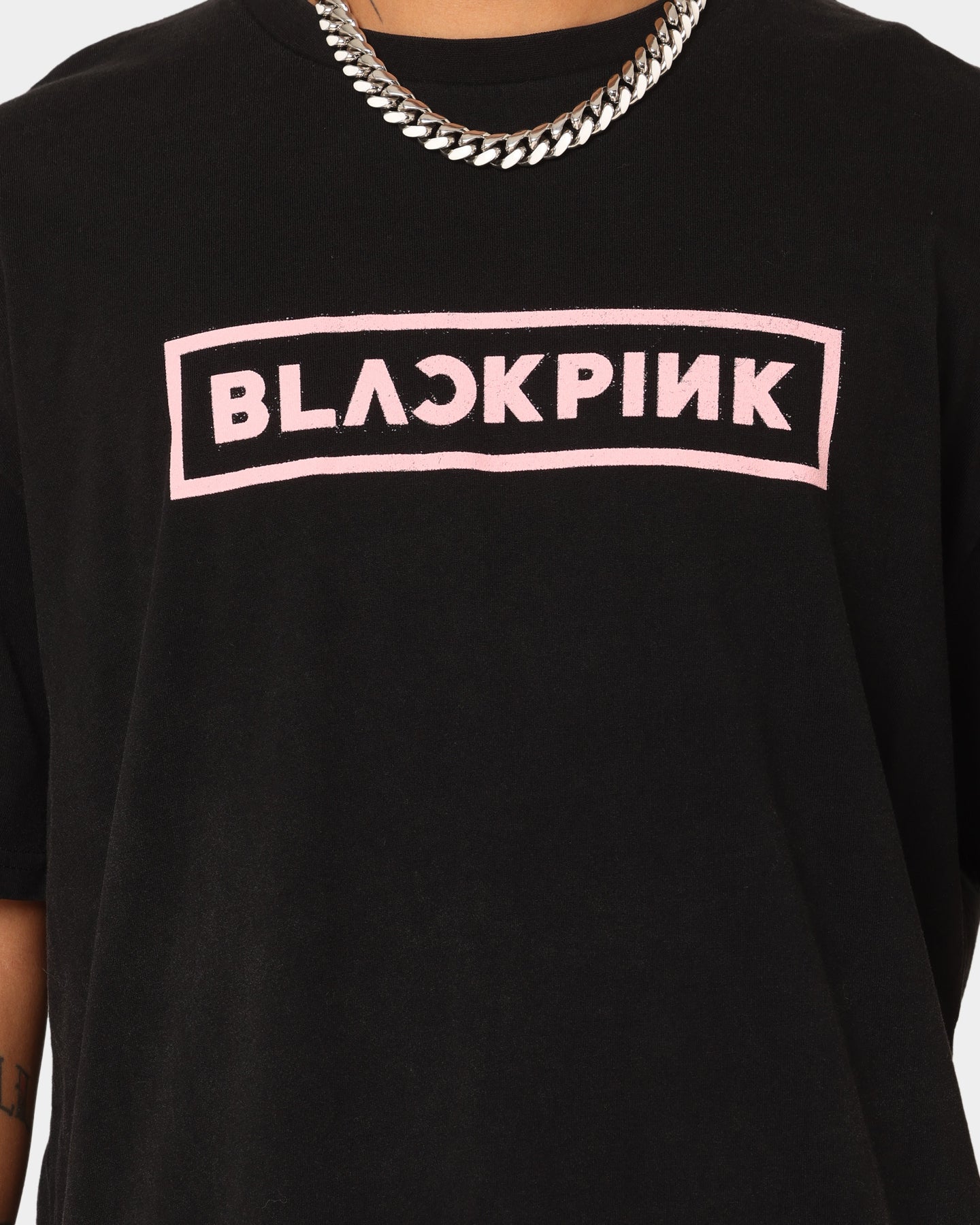 Black Pink Black Pink Album T-Shirt Washed Black