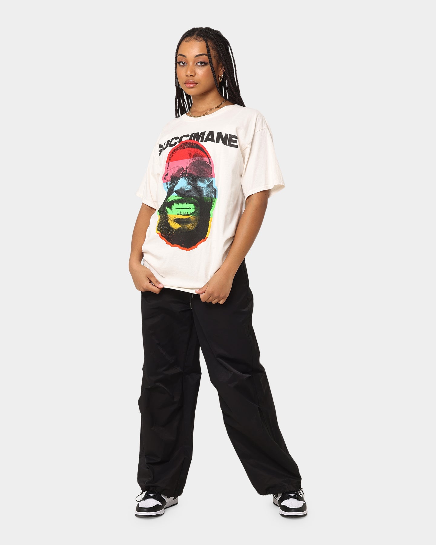 Gucci Mane Big Face T-Shirt Off White Style001