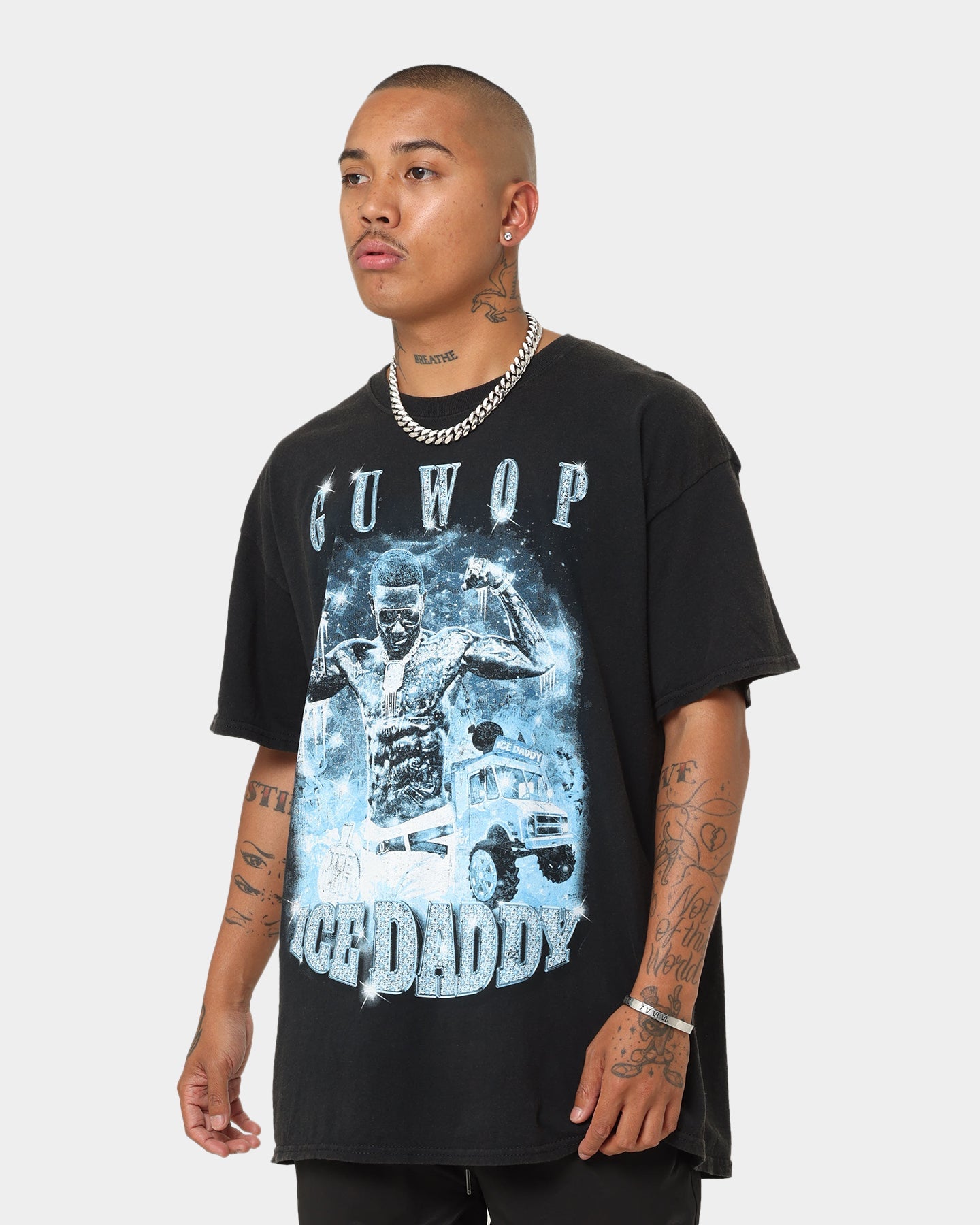 Gucci Mane Ice Daddy Vintage T-Shirt Black Wash