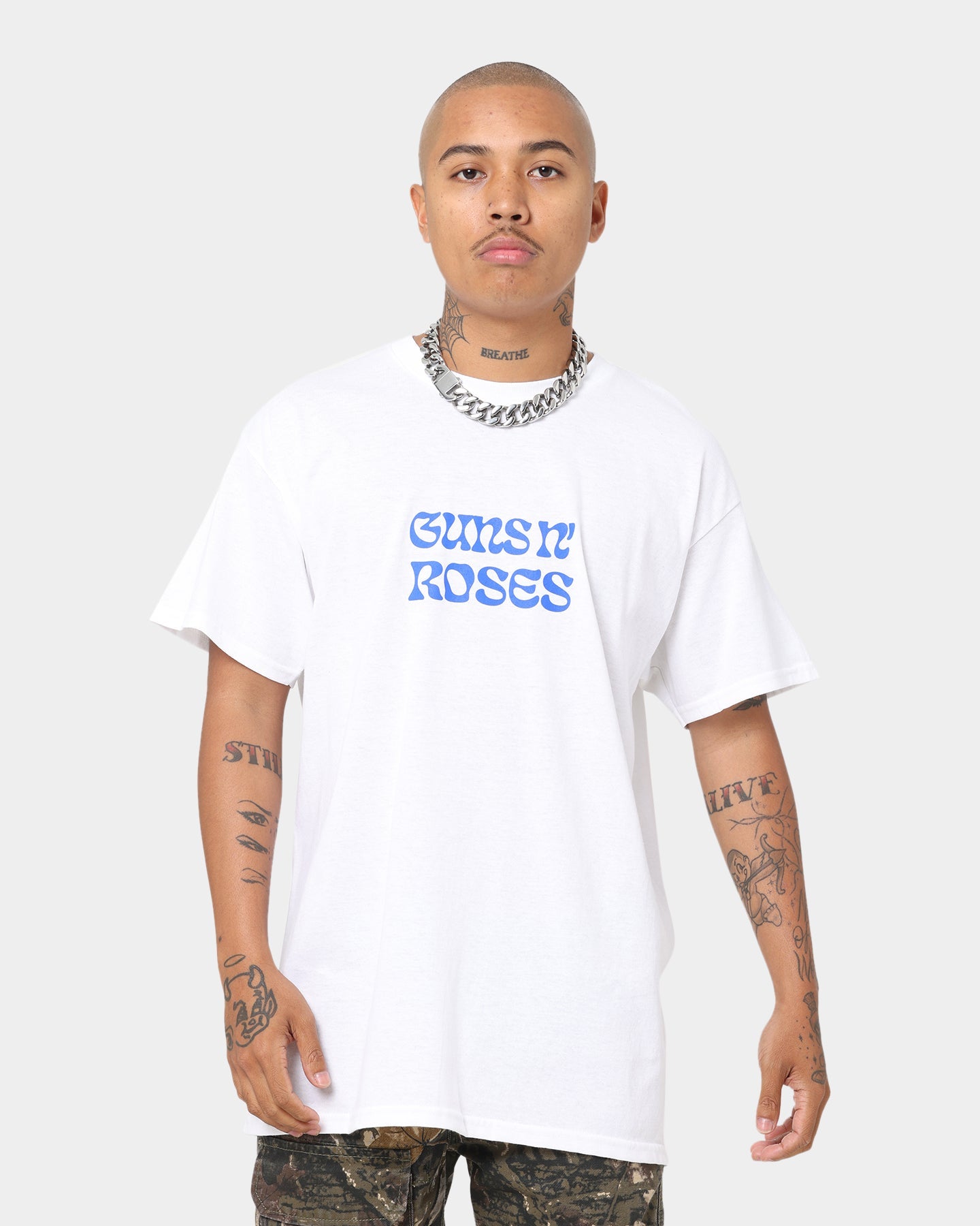 Guns n Roses Appetite Ticket T-Shirt White