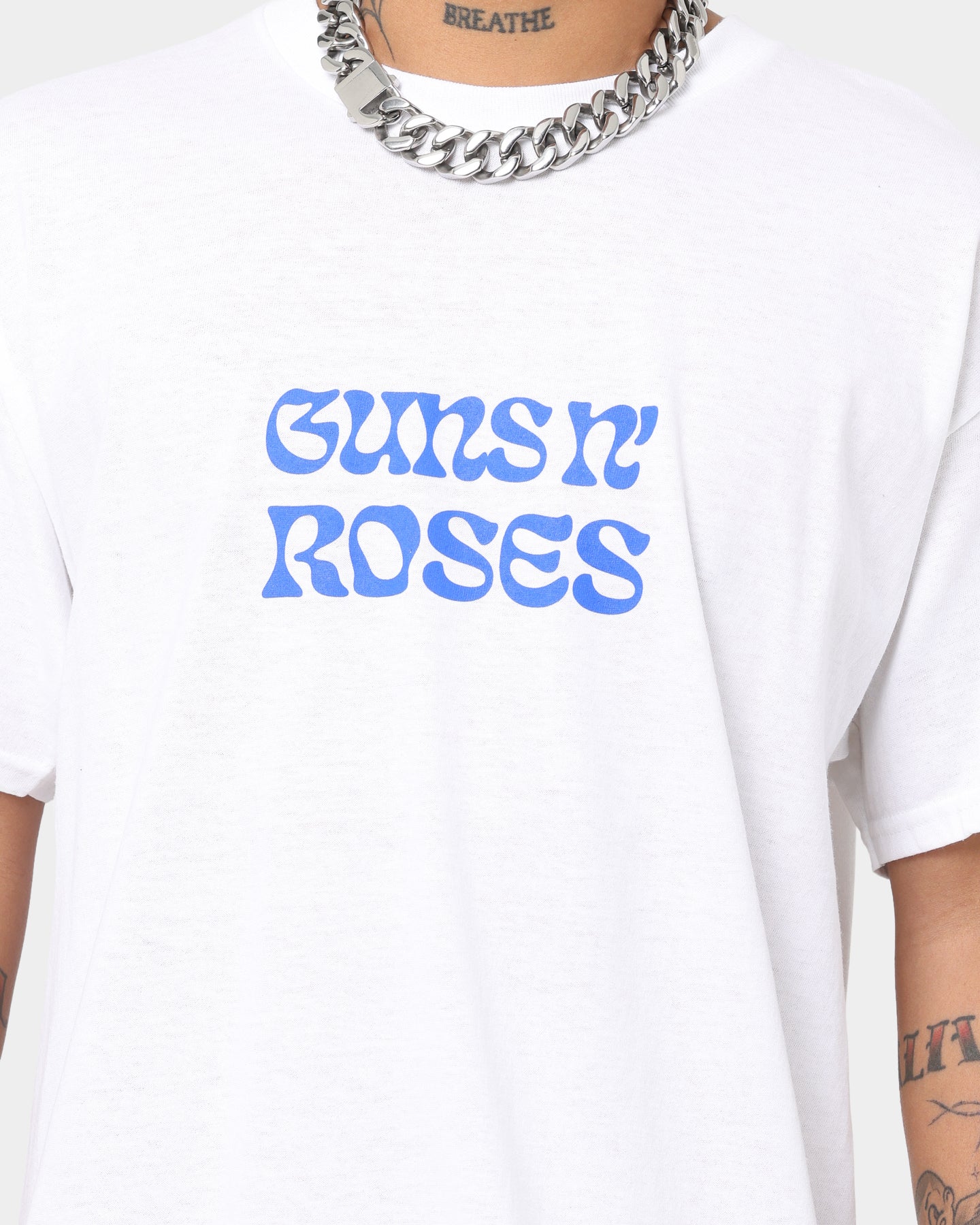Guns n Roses Appetite Ticket T-Shirt White