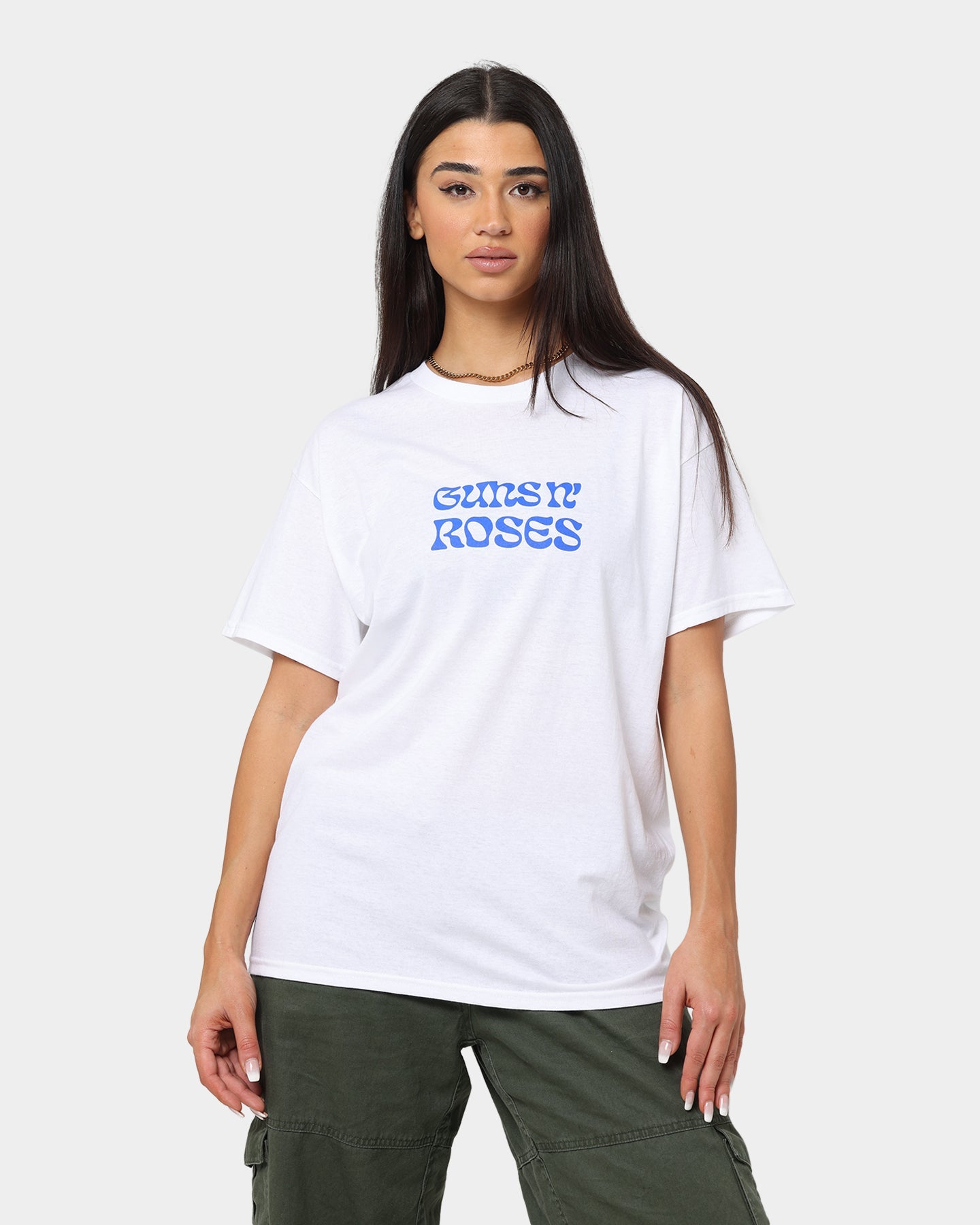 Guns n Roses Appetite Ticket T-Shirt White Style001