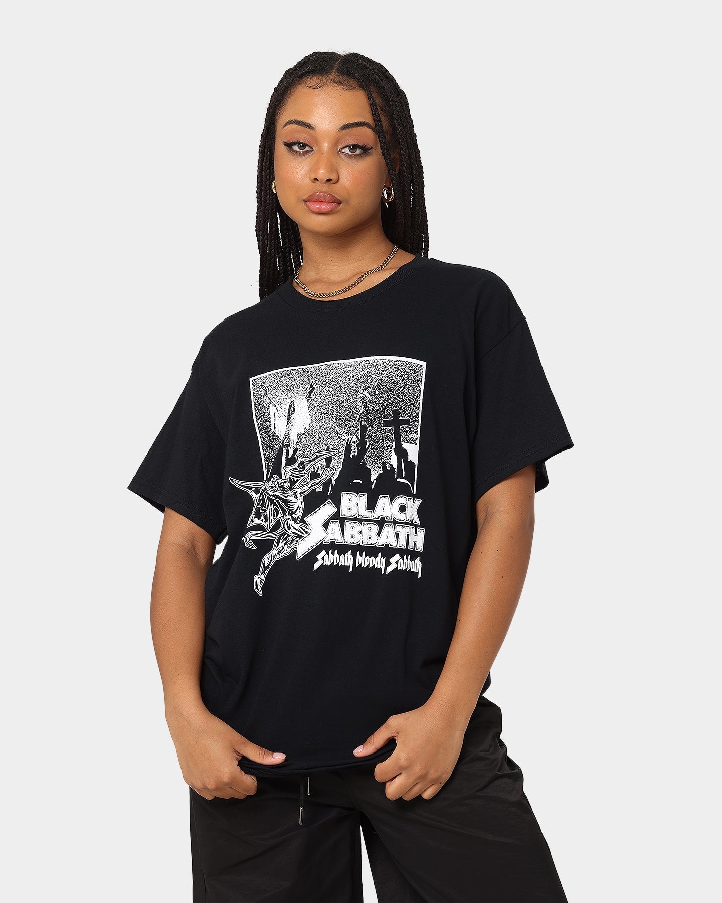 Black Sabbath Bloody Sabbath T-Shirt Black Style001