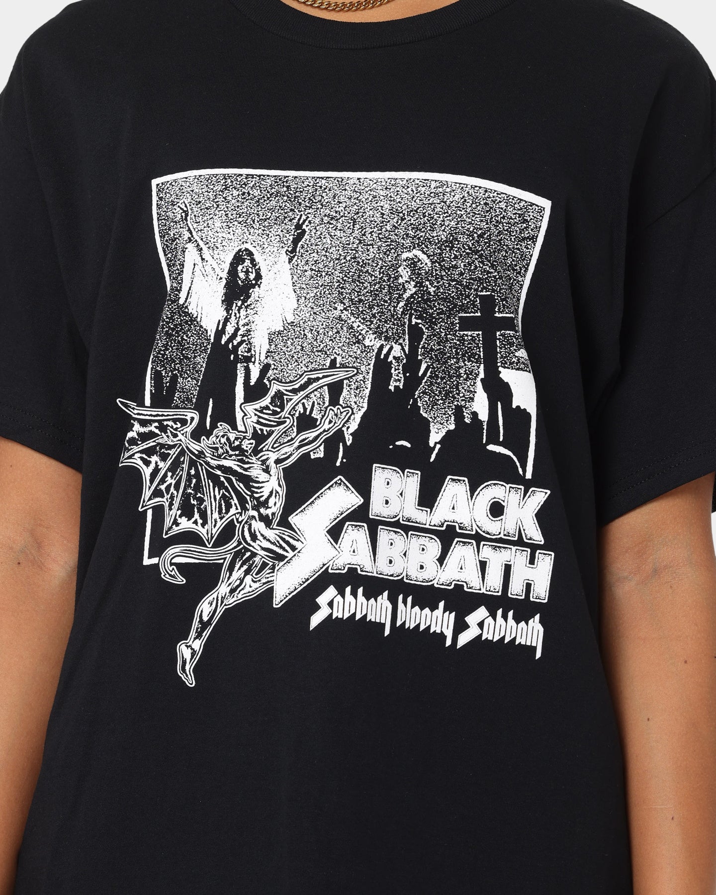 Black Sabbath Bloody Sabbath T-Shirt Black Style001