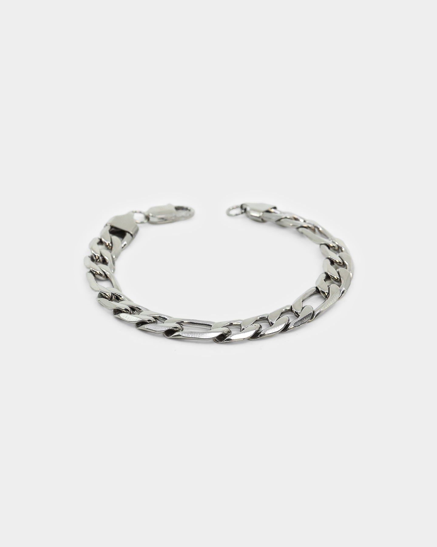 INFRA 9.5mm Figaro Bracelet Stainless Steel