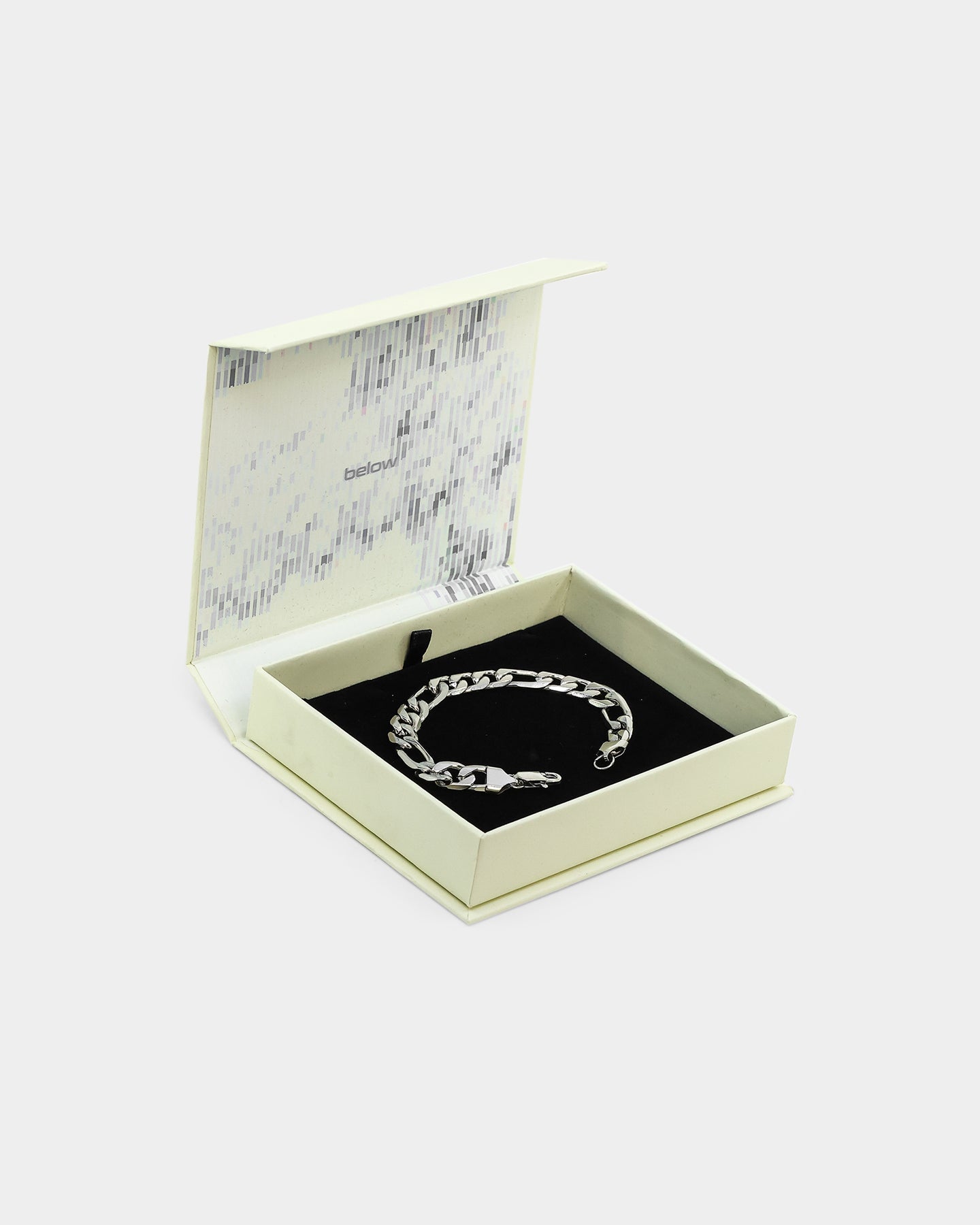 INFRA 9.5mm Figaro Bracelet Stainless Steel