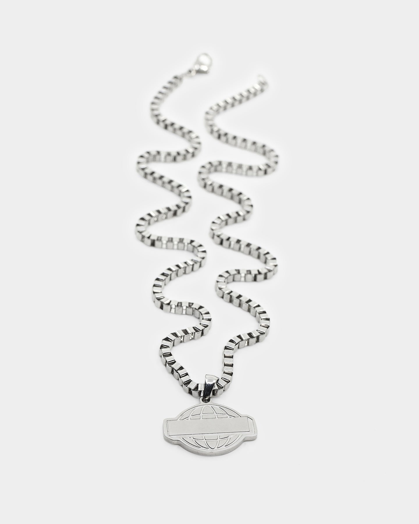 Infra Globo Pendant Necklace Stainless Steel