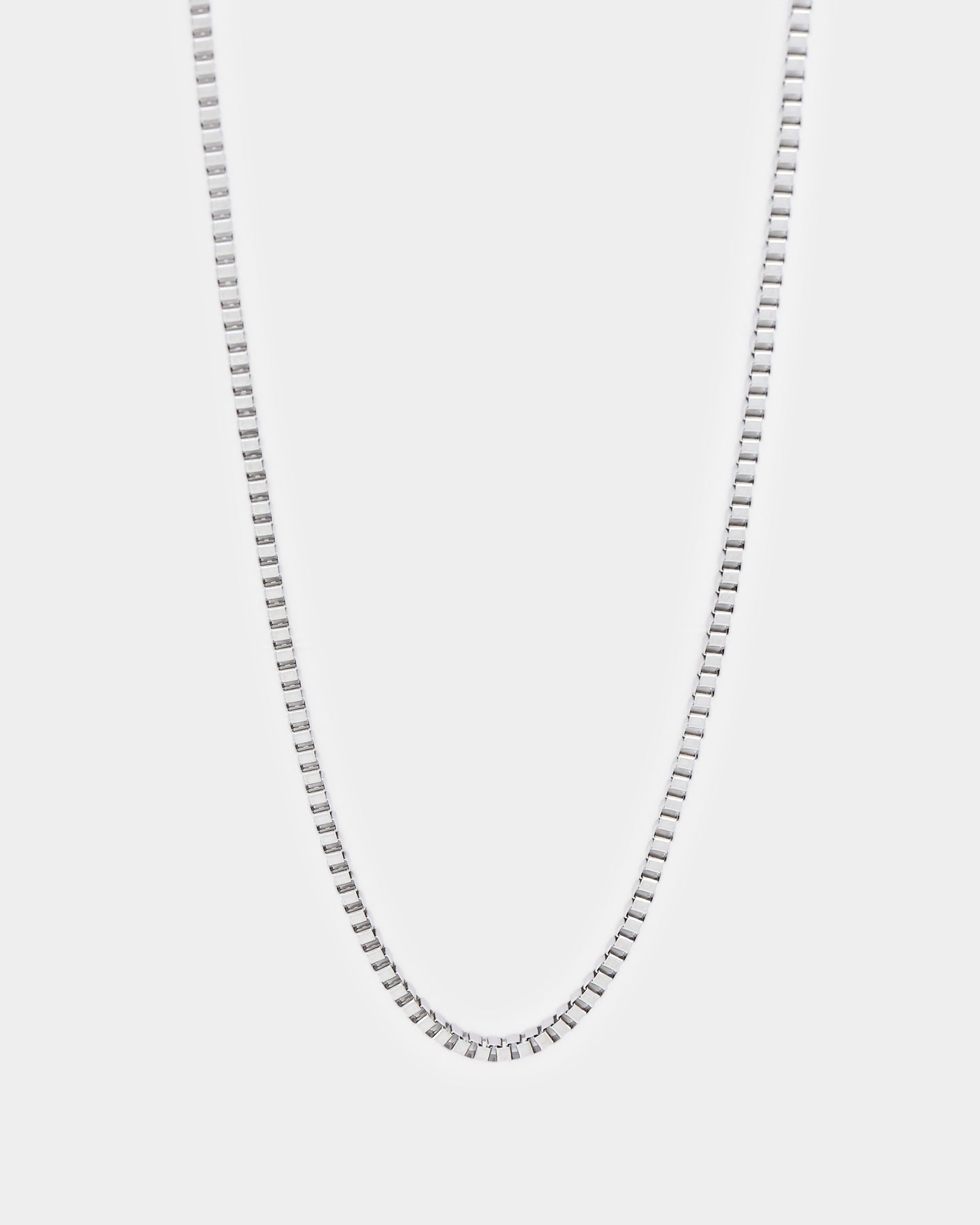 INFRA Box Chain Necklace Stainless Steel