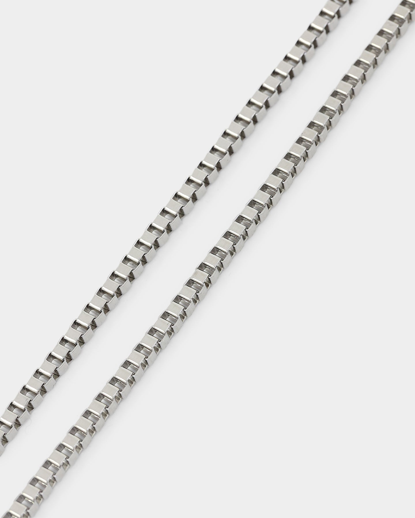 INFRA Box Chain Necklace Stainless Steel