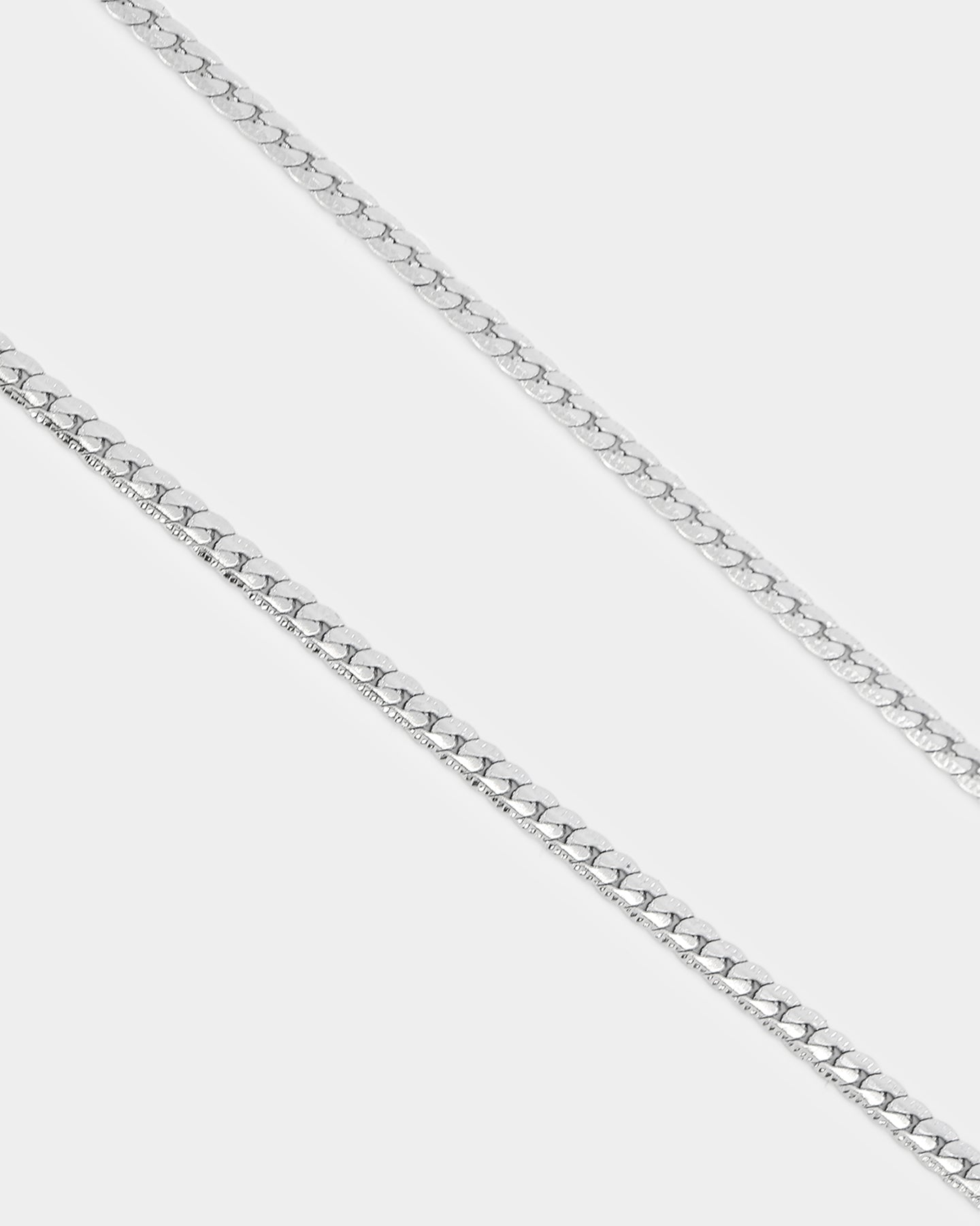 INFRA Textured Curb Chain Stainless Steel Style001