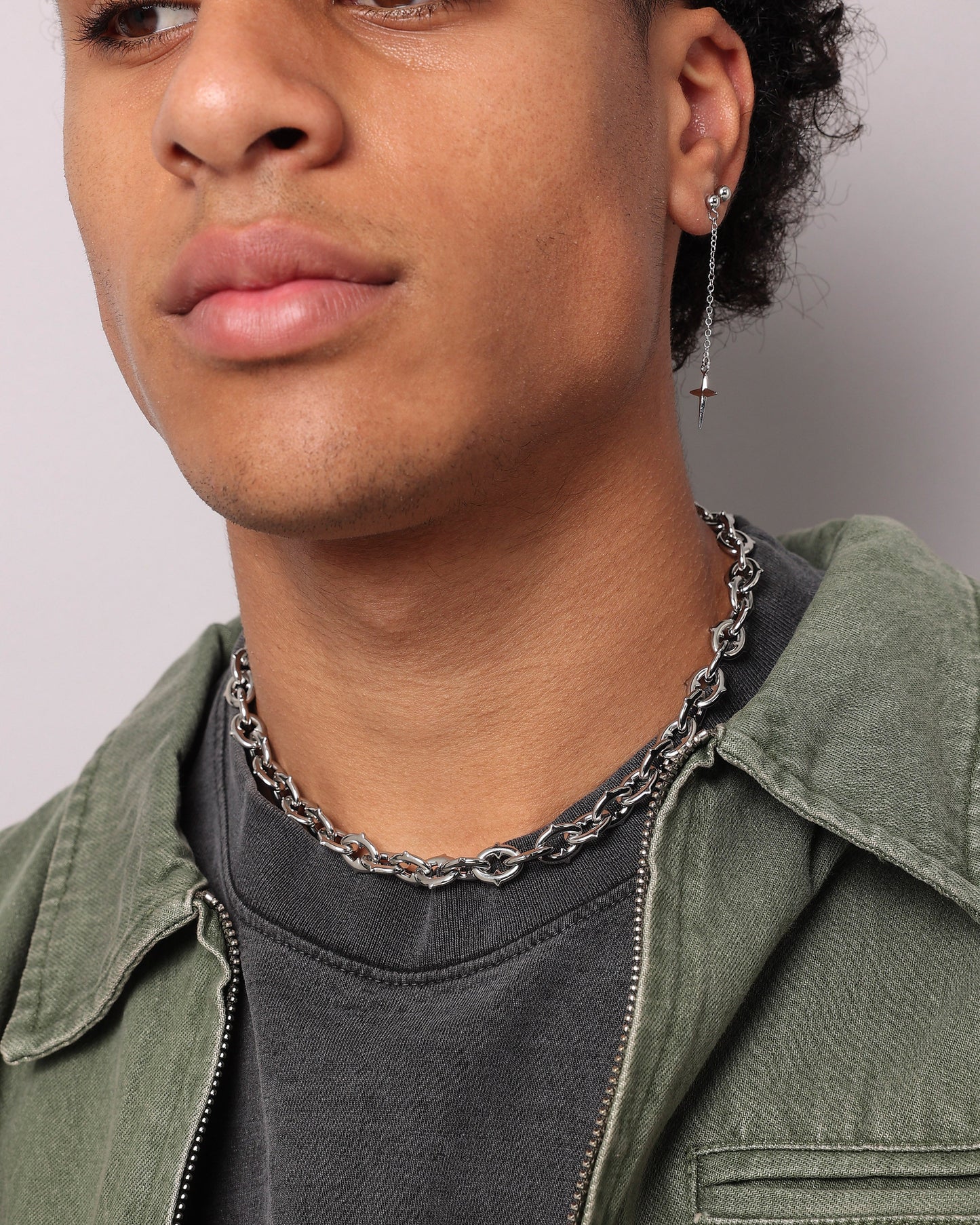 Loiter Spiked Pig Chain Stainless Steel