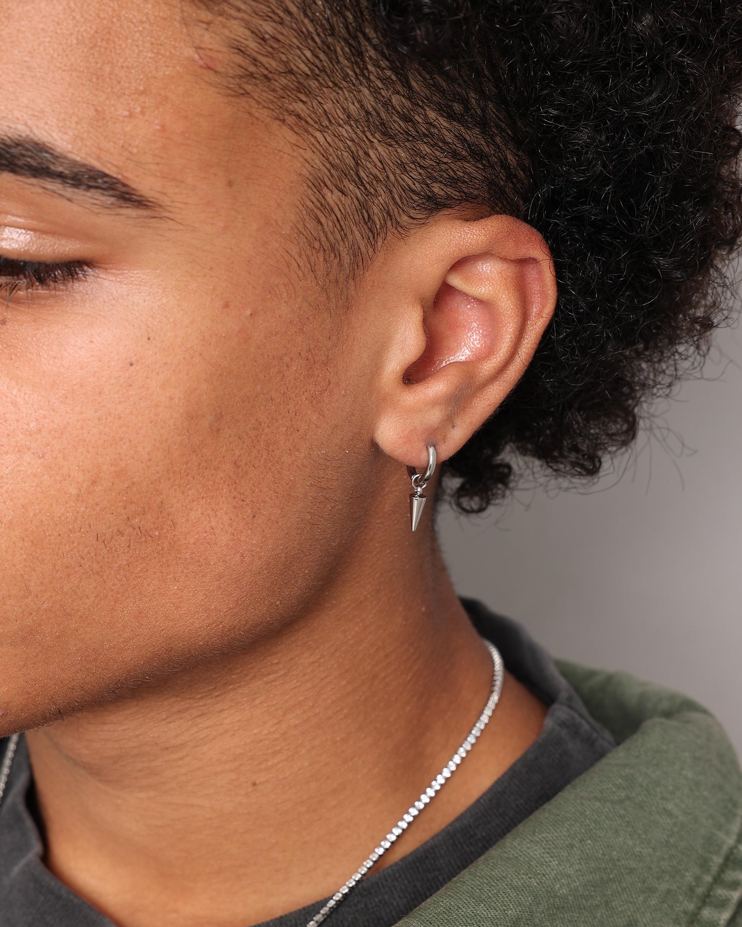Loiter Spike Earring Stainless Steel