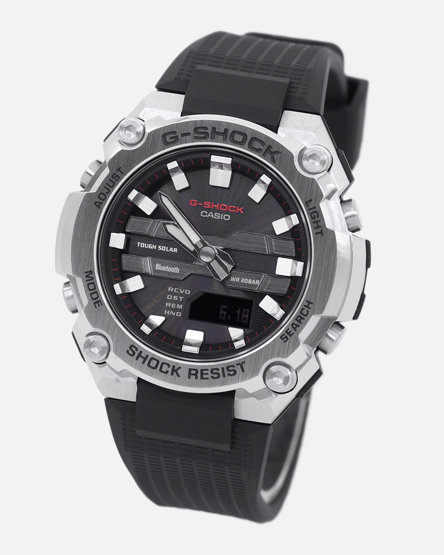 G-Shock GSTB600D-1A G-Steel Mid Thin Watch Black/Silver