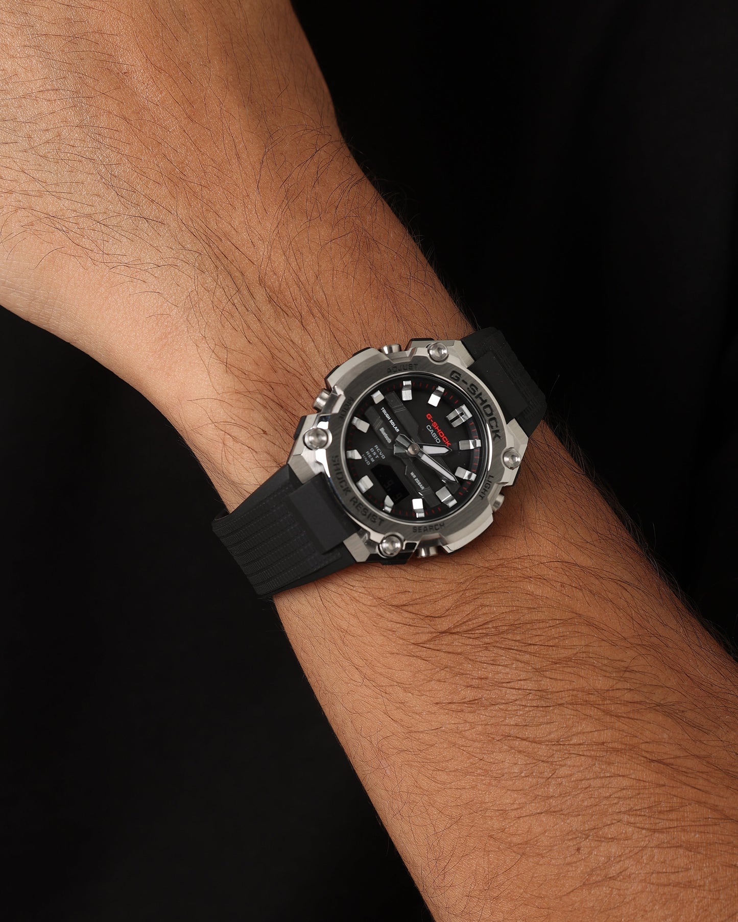 G-Shock GSTB600D-1A G-Steel Mid Thin Watch Black/Silver