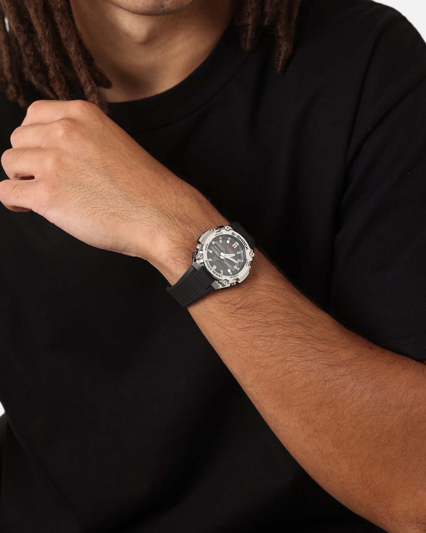G-Shock GSTB600D-1A G-Steel Mid Thin Watch Black/Silver