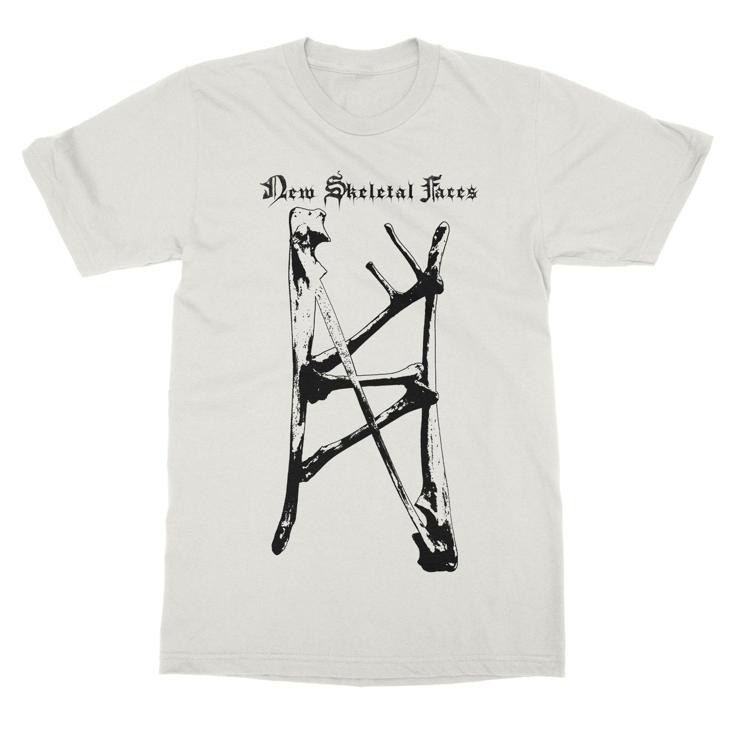 New Skeletal Faces "Bones (Natural)" T-Shirt