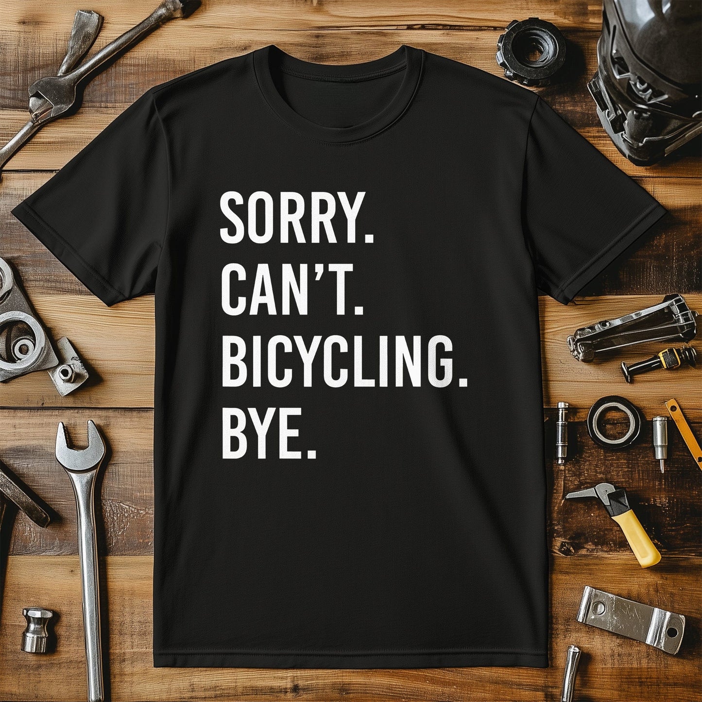 Sorry. Can't. Cycling. Bye. T-Shirt