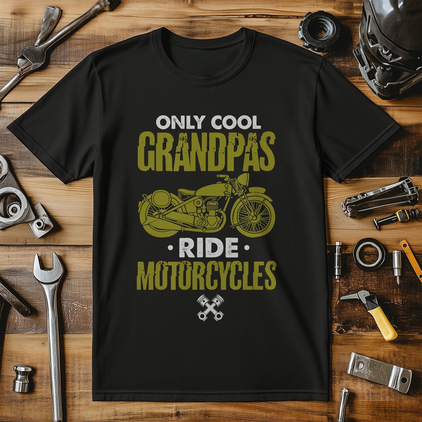 Cool Grandpas Ride Motorcycles T-Shirt