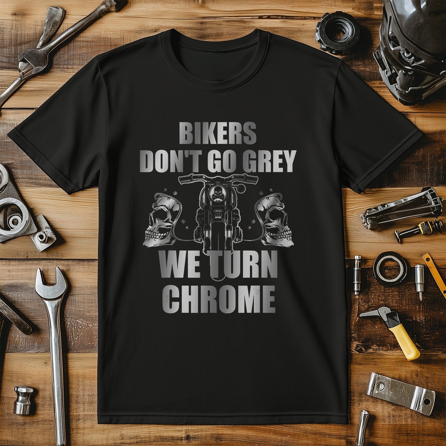 Bikers Dont Go Grey T-Shirt