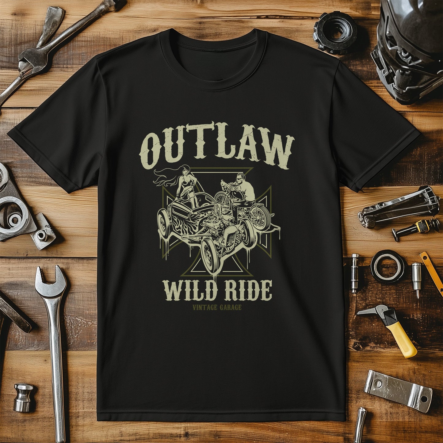 Outlaw Wild Ride T-Shirt - Buckle Up