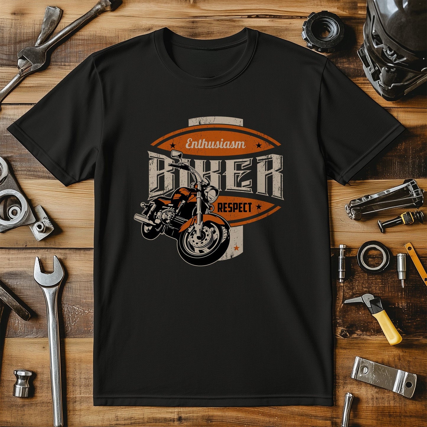 Enthusiasm Biker T-Shirt - Rev Up
