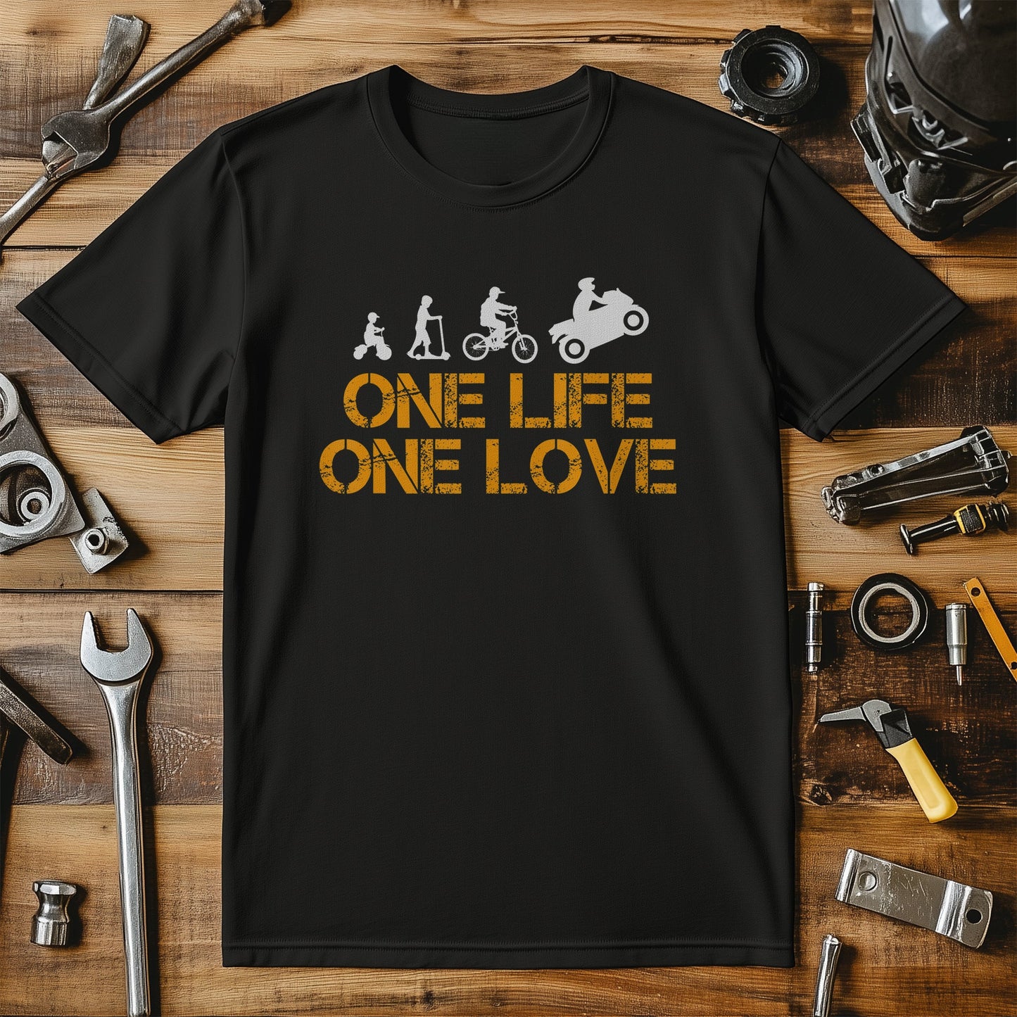 One Life One Love Motorcycle T-Shirt
