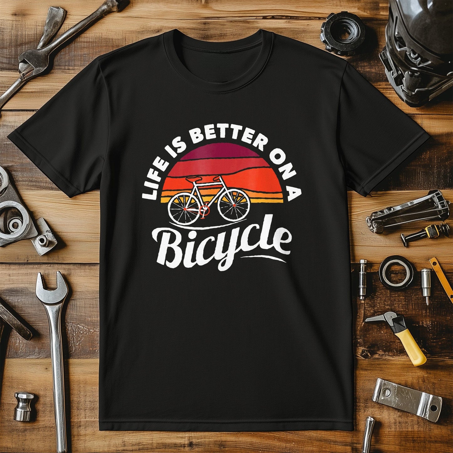 Life's a Ride Cycling T-Shirt