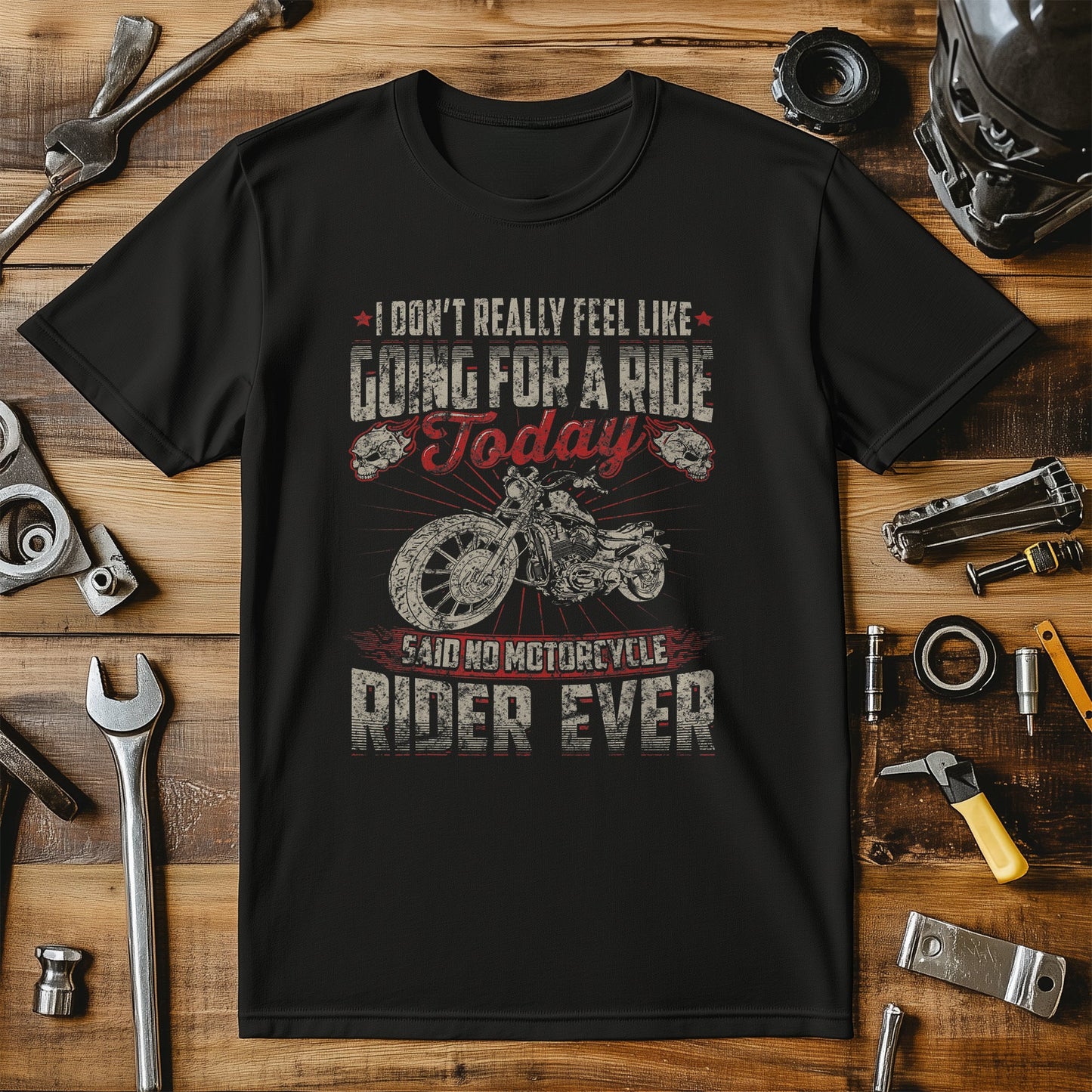 Motorcycle Biker T-Shirt ‚Äì "Don't