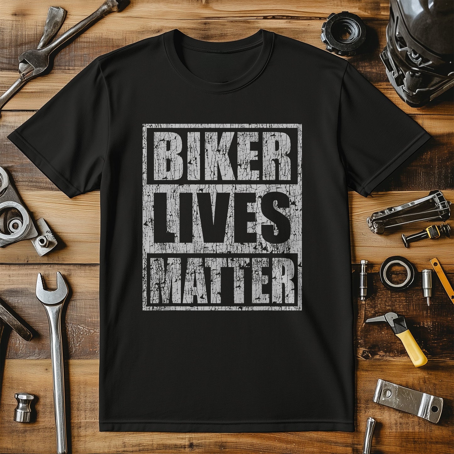 Vintage Biker Lives Matter T-Shirt