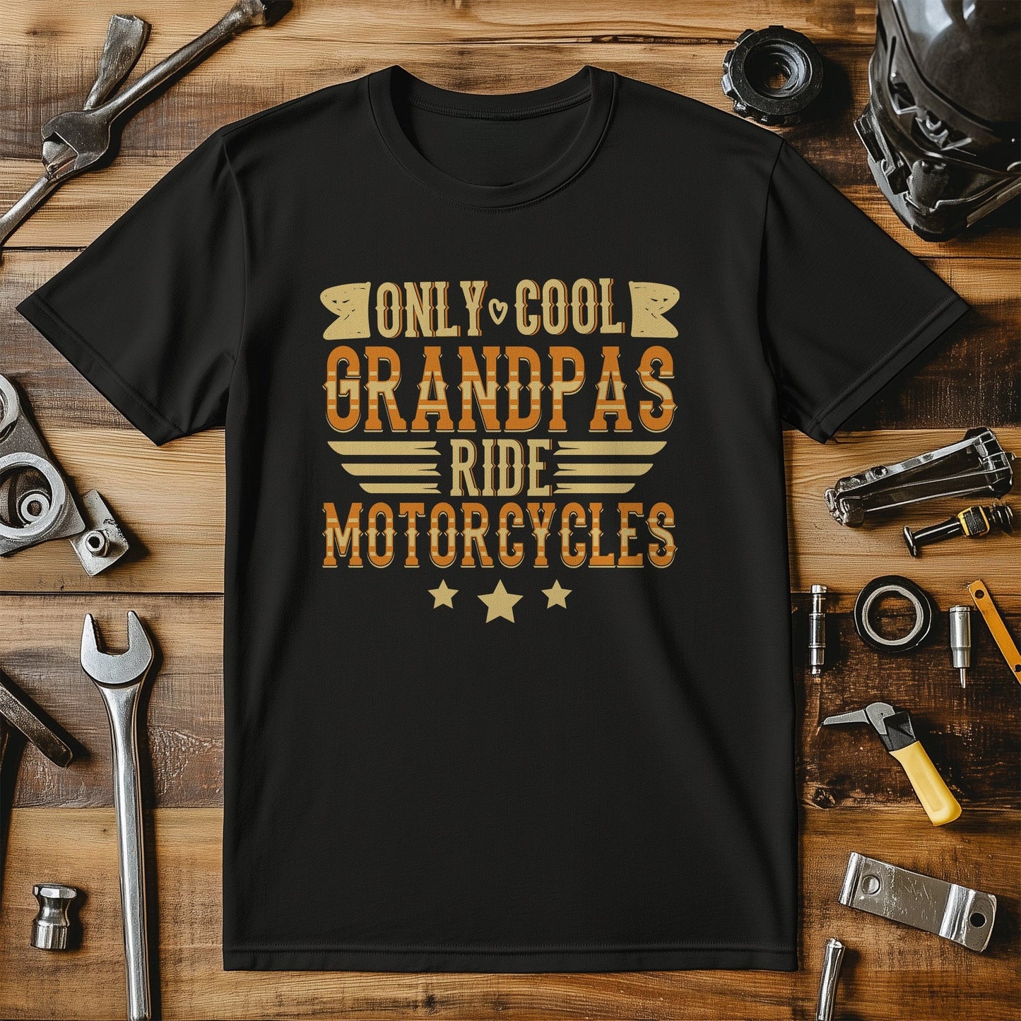 Cool Grandpas Motorcycle T-shirt -