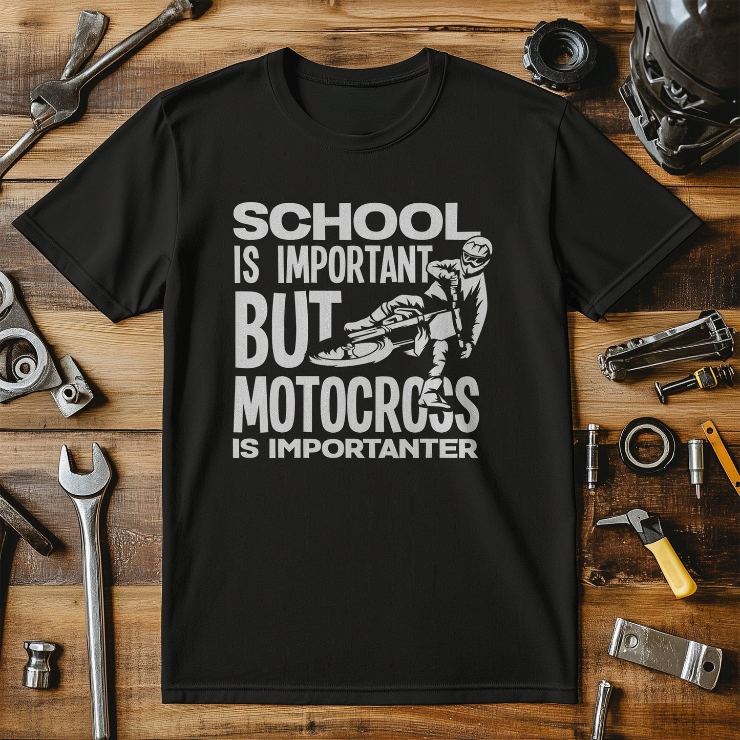 Motocross Over Math T-Shirt
