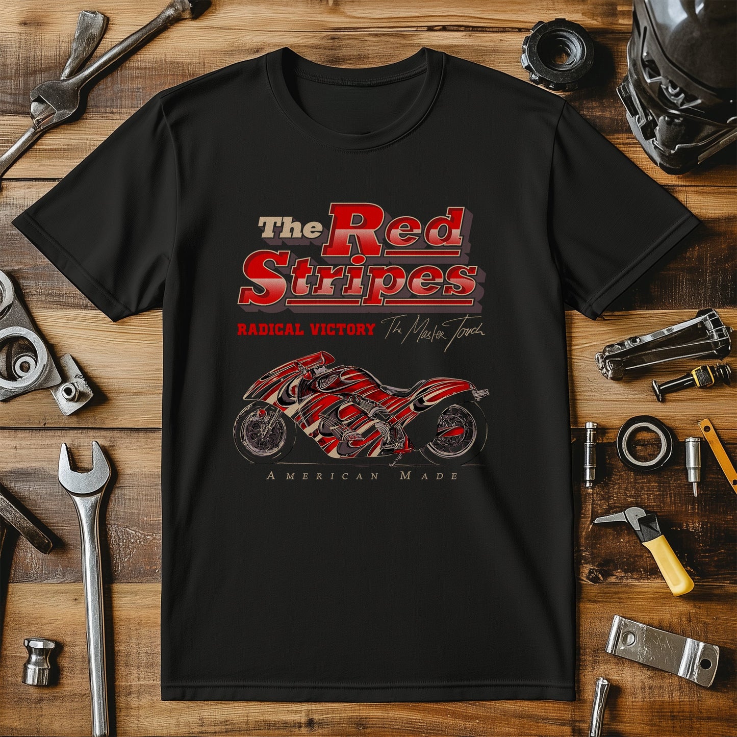 The Red Stripes T-Shirt - Rev Up
