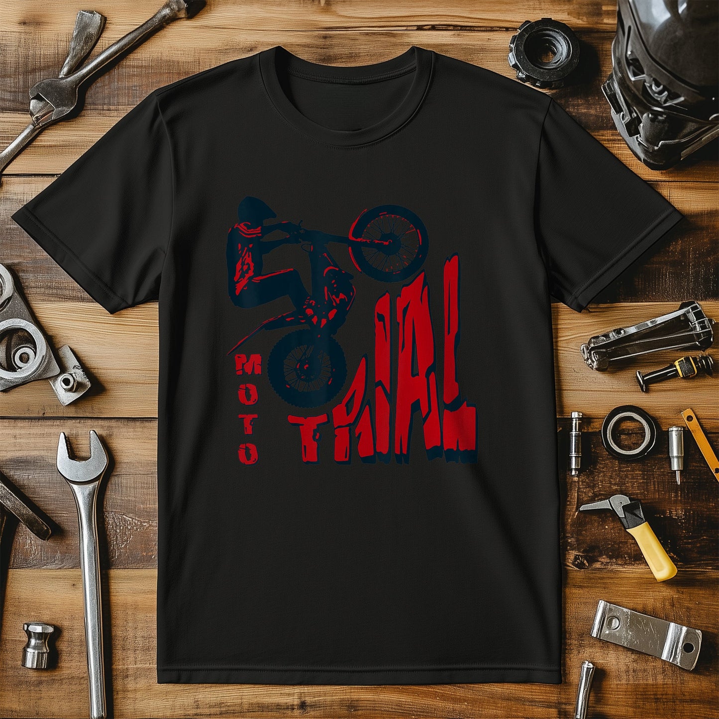 Mens Moto Trial T-shirt - Rev Up