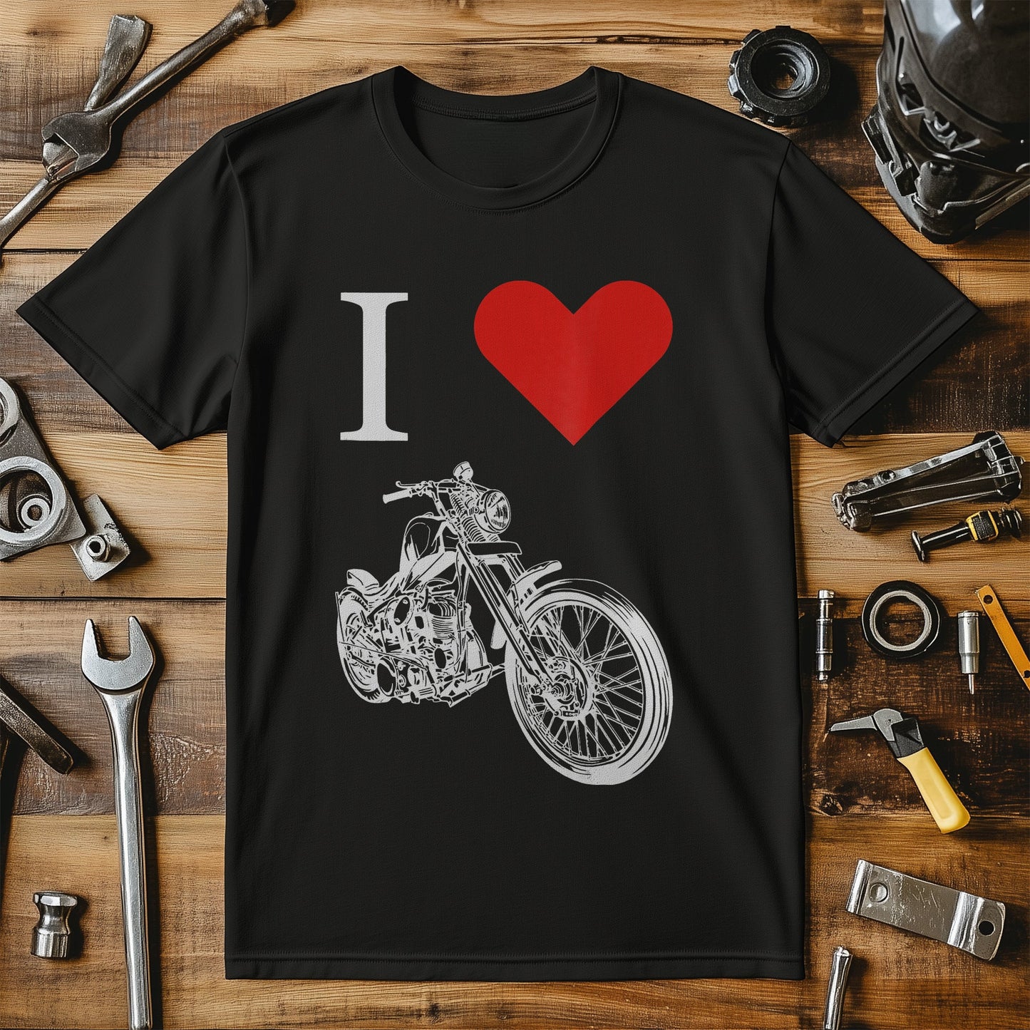 I Love My Motorcycle T-Shirt - Rev