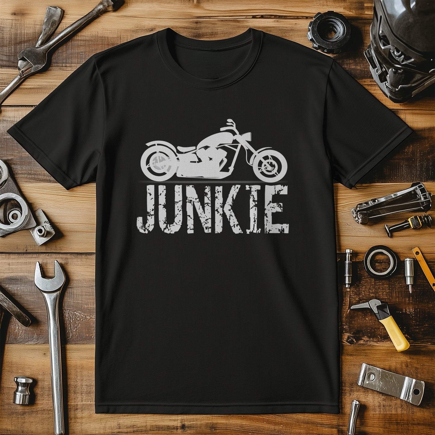 Motorcycle Biker Junkie T-Shirt -