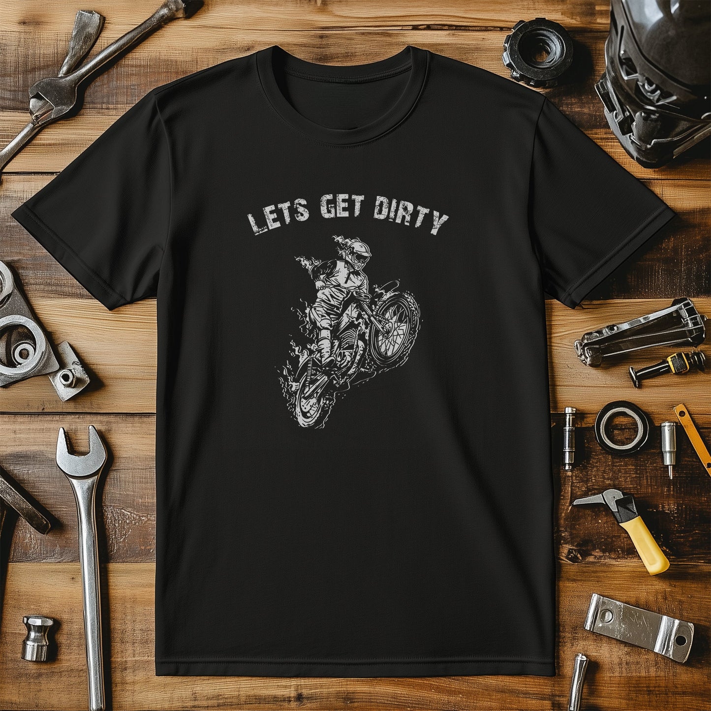 Let's Get Dirty Motocross T-Shirt -