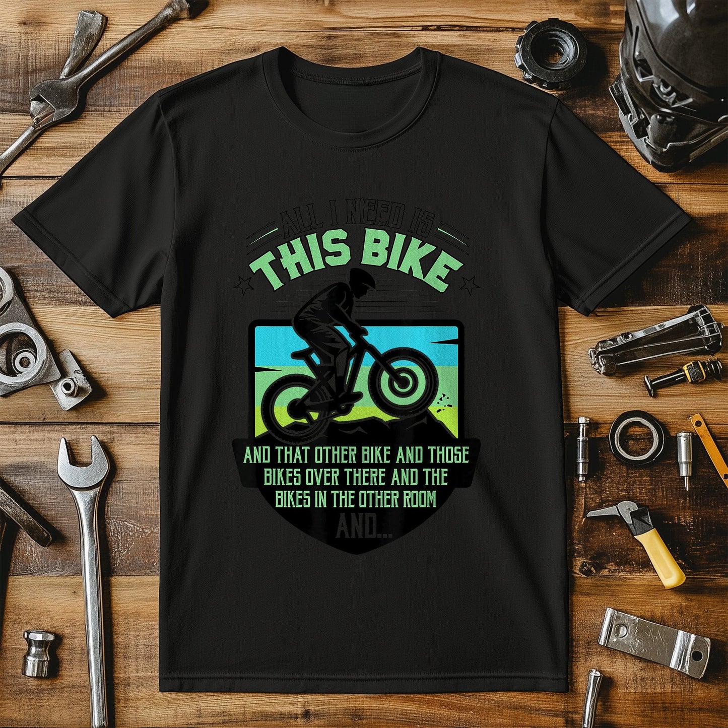 Cycling T-shirt Rev Up Your Bike